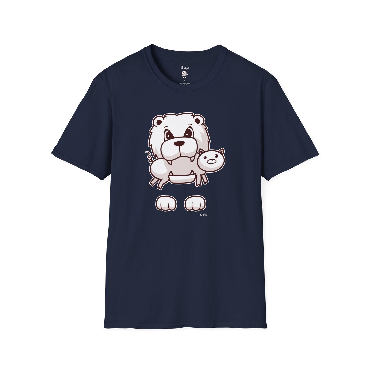 Saja & Joke Ball - B/W/S - Unisex Softstyle T-Shirt