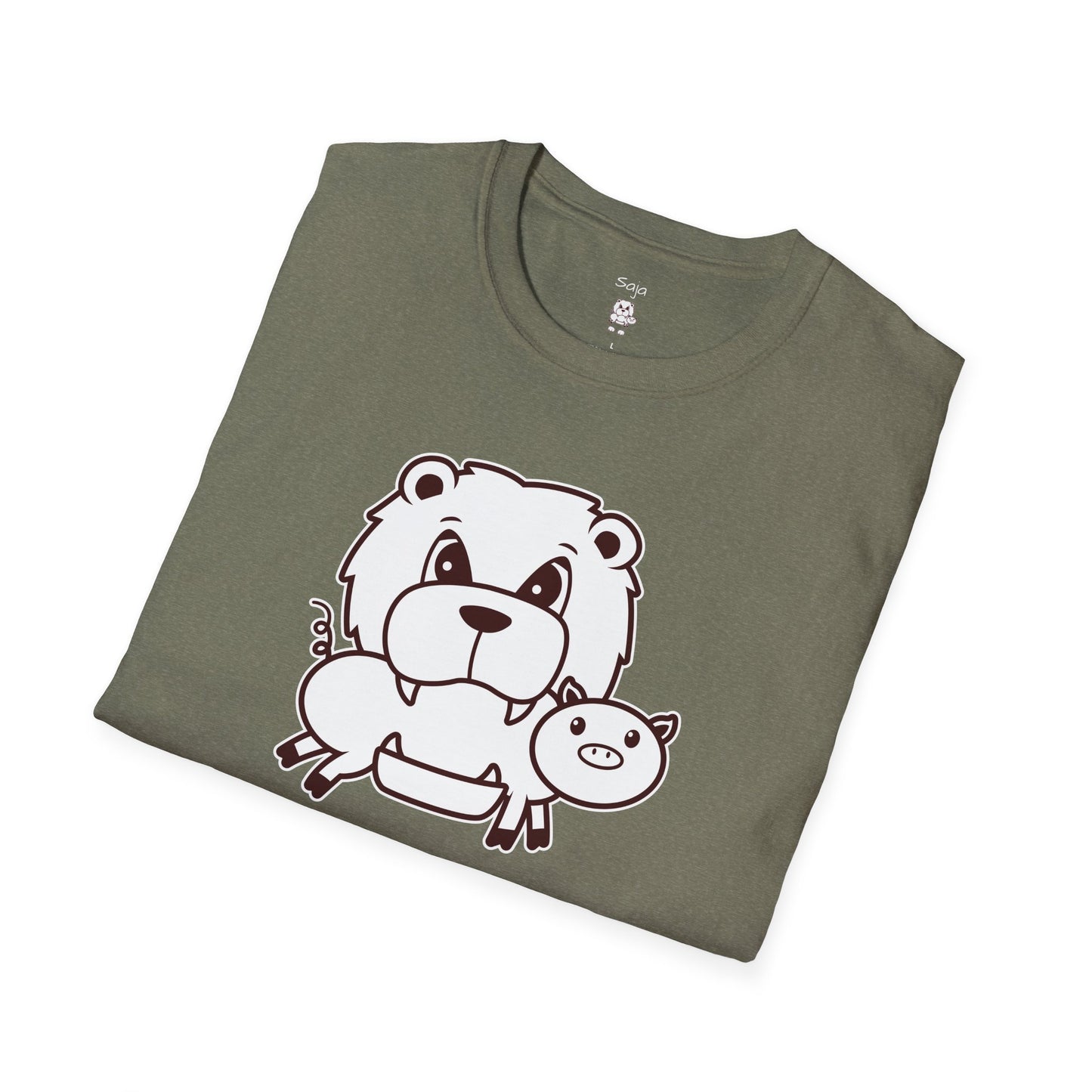 Saja & Joke Ball - B/W - Unisex Softstyle T-Shirt
