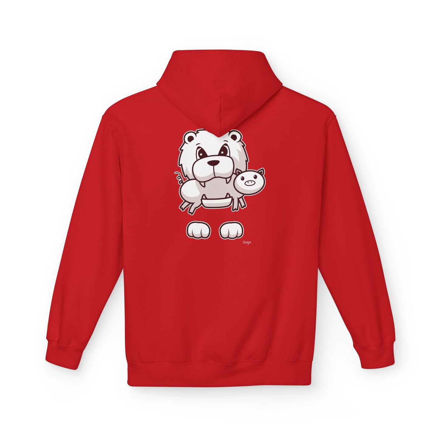 Saja & Joke Ball - B/W/S - Unisex Midweight Softstyle Fleece Hoodie