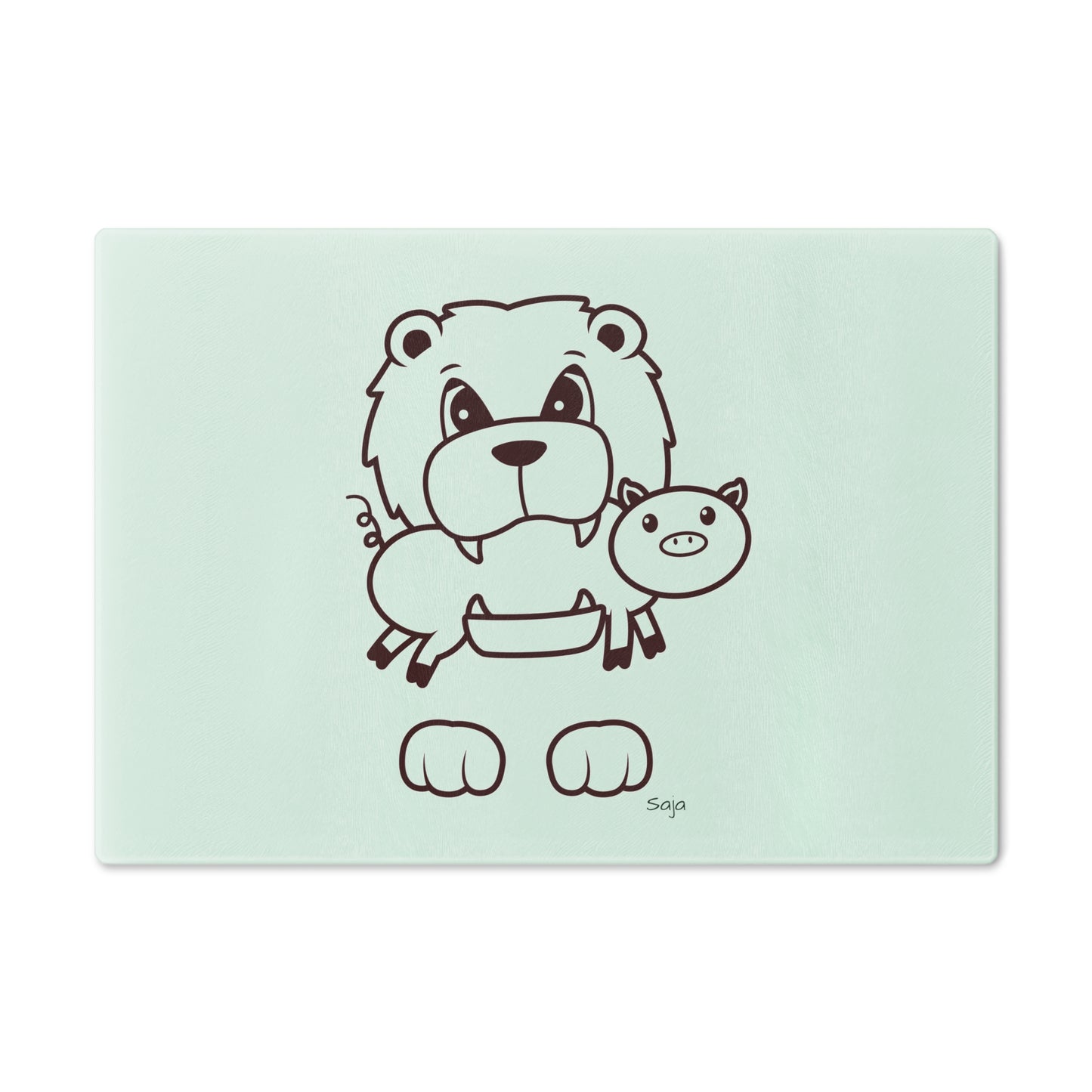 Saja & Joke Ball - B/W - Cutting Board