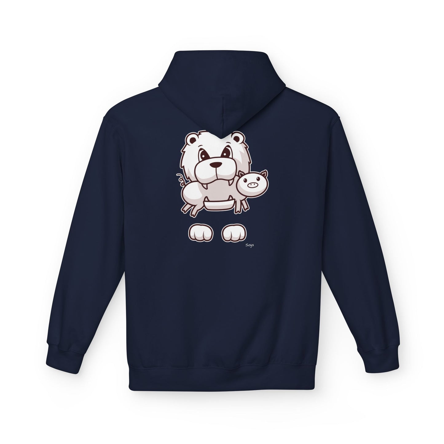 Saja & Joke Ball - B/W/S - Unisex Midweight Softstyle Fleece Hoodie