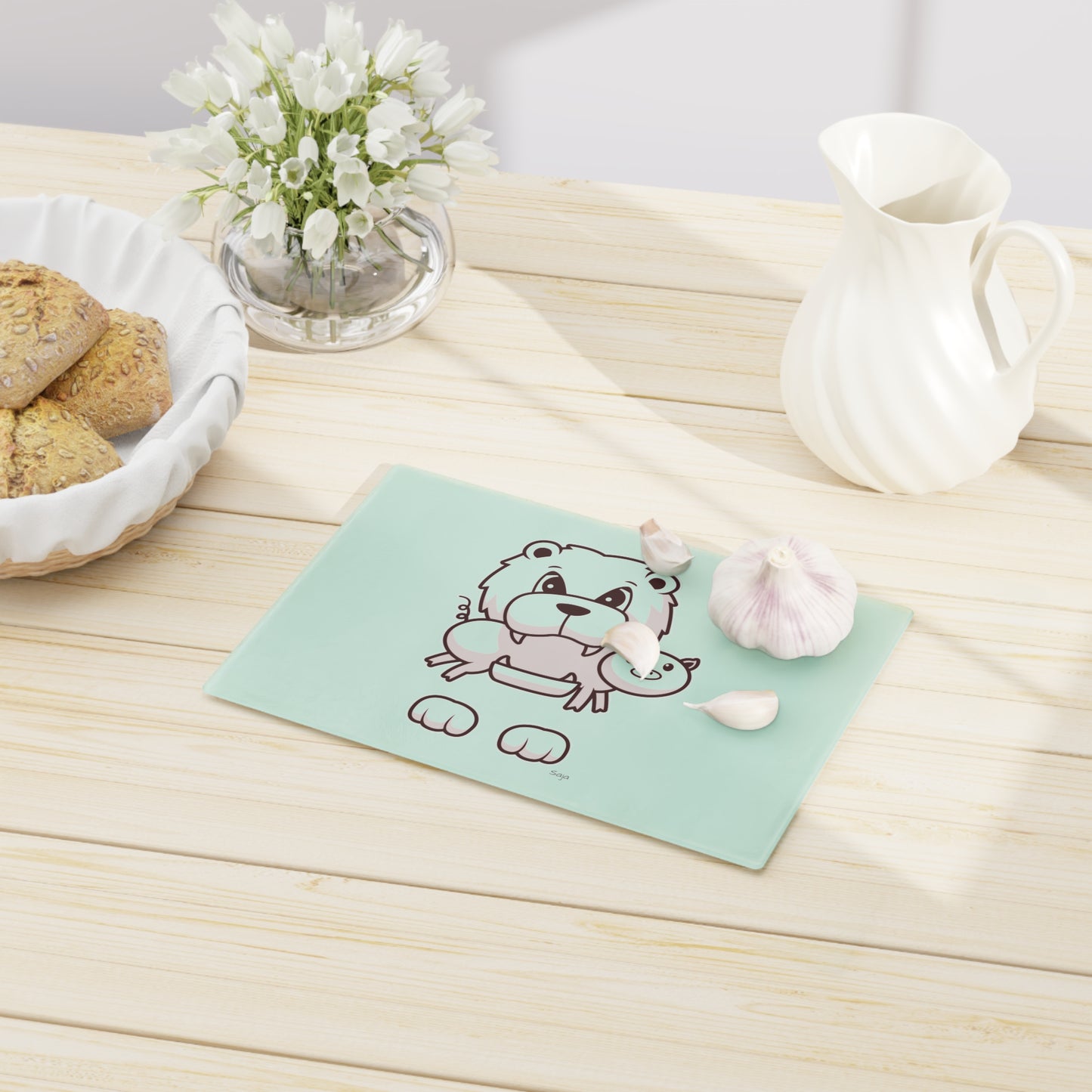 Saja & Joke Ball - B/W/S - Cutting Board