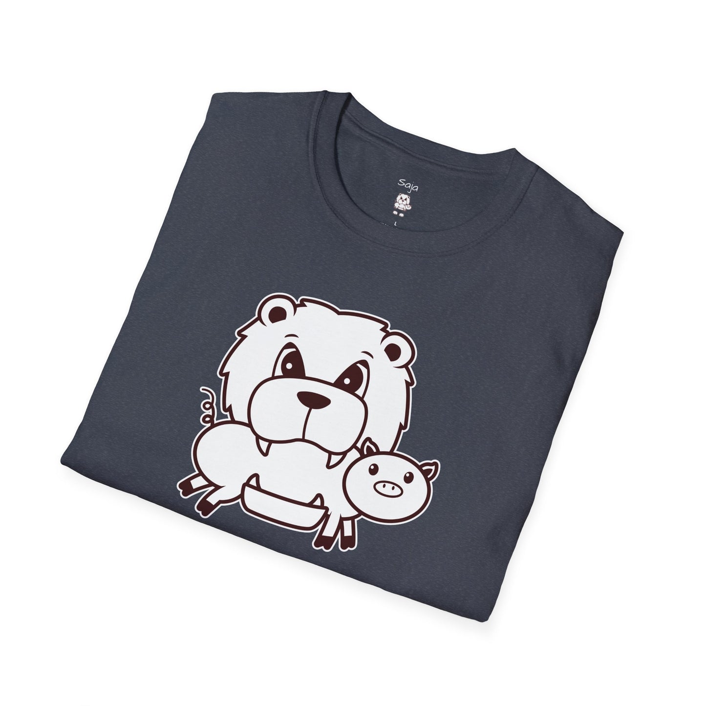 Saja & Joke Ball - B/W - Unisex Softstyle T-Shirt