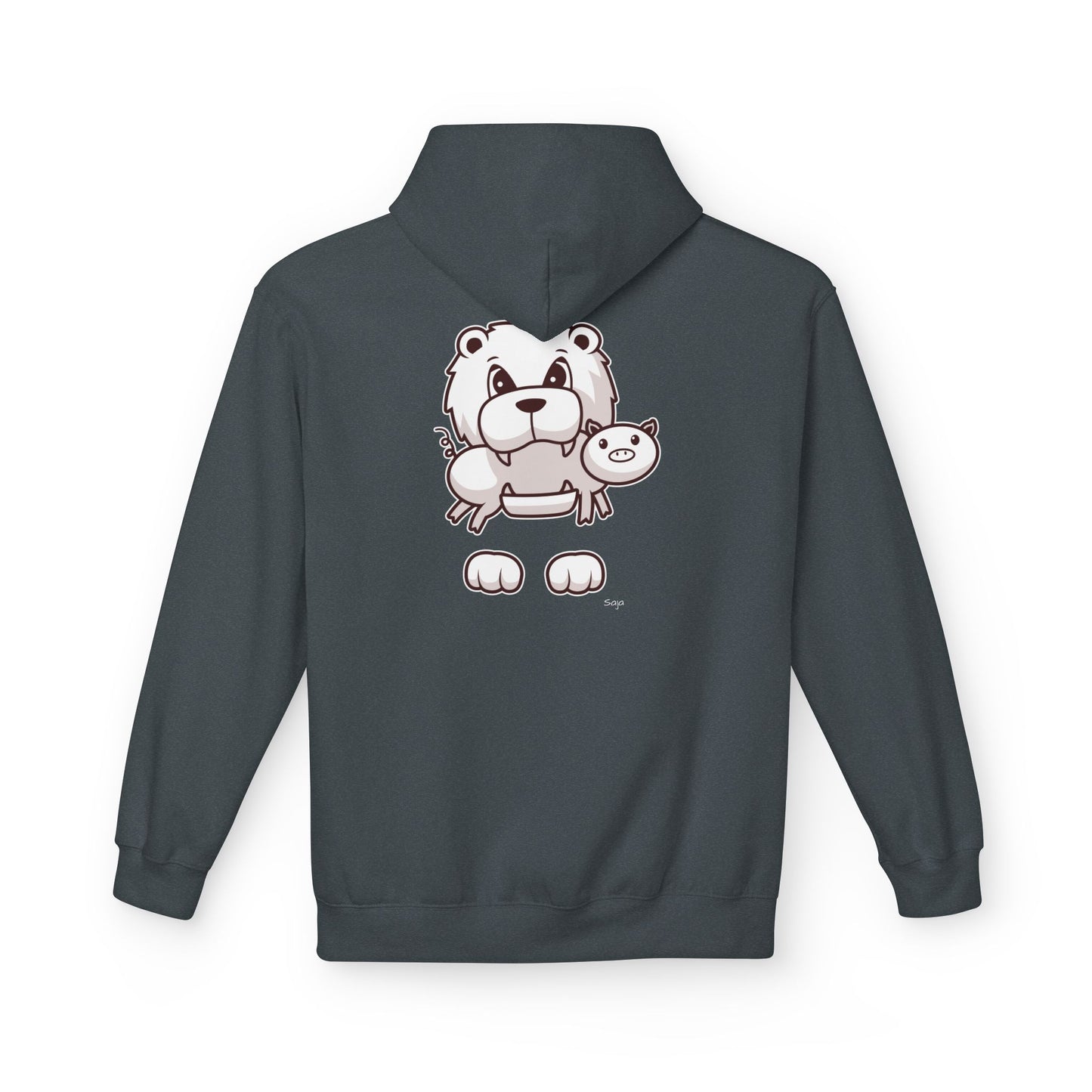 Saja & Joke Ball - B/W/S - Unisex Midweight Softstyle Fleece Hoodie