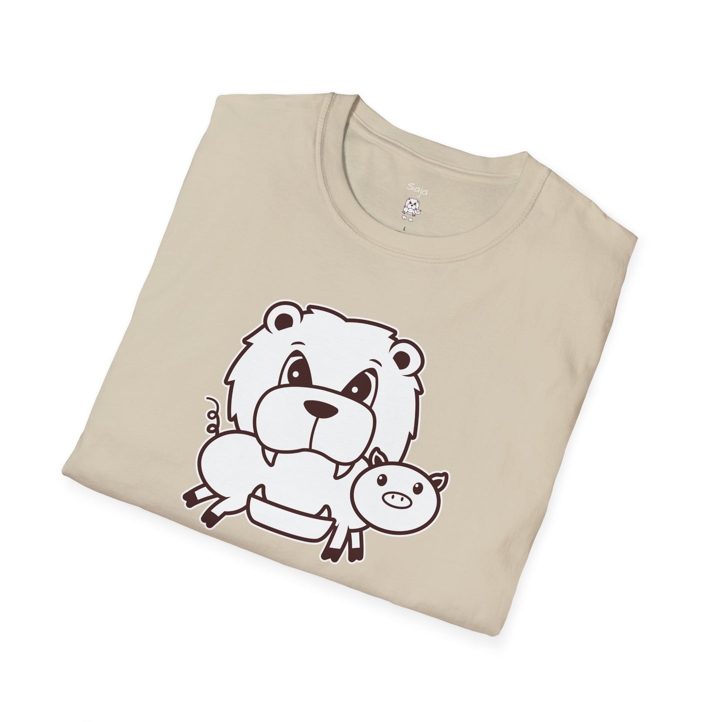 Saja & Joke Ball - B/W - Unisex Softstyle T-Shirt