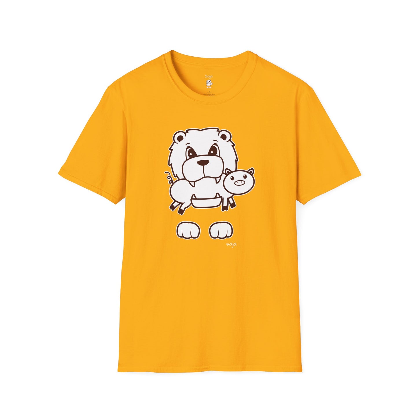 Saja & Joke Ball - B/W - Unisex Softstyle T-Shirt