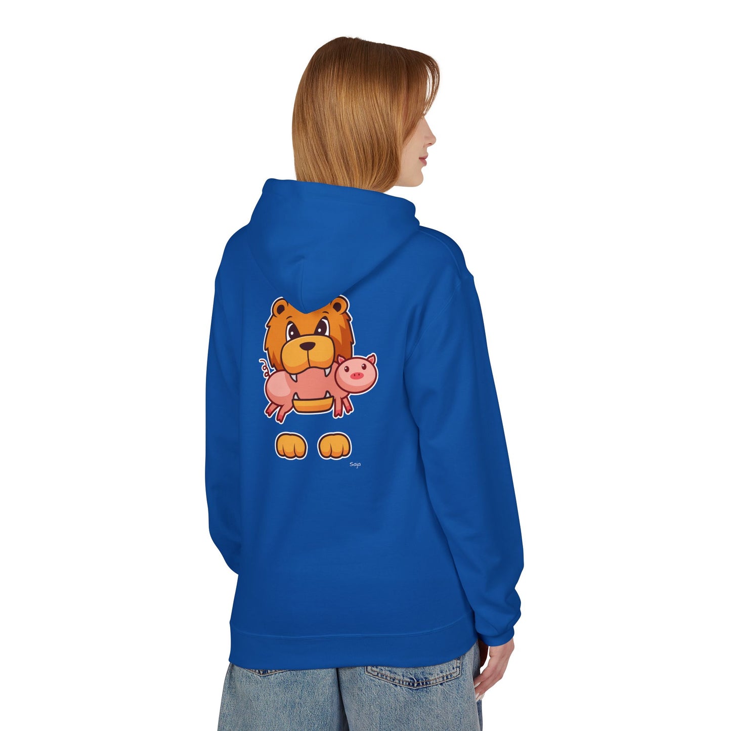 Saja & Joke Ball - Signature Color - Unisex Midweight Softstyle Fleece Hoodie