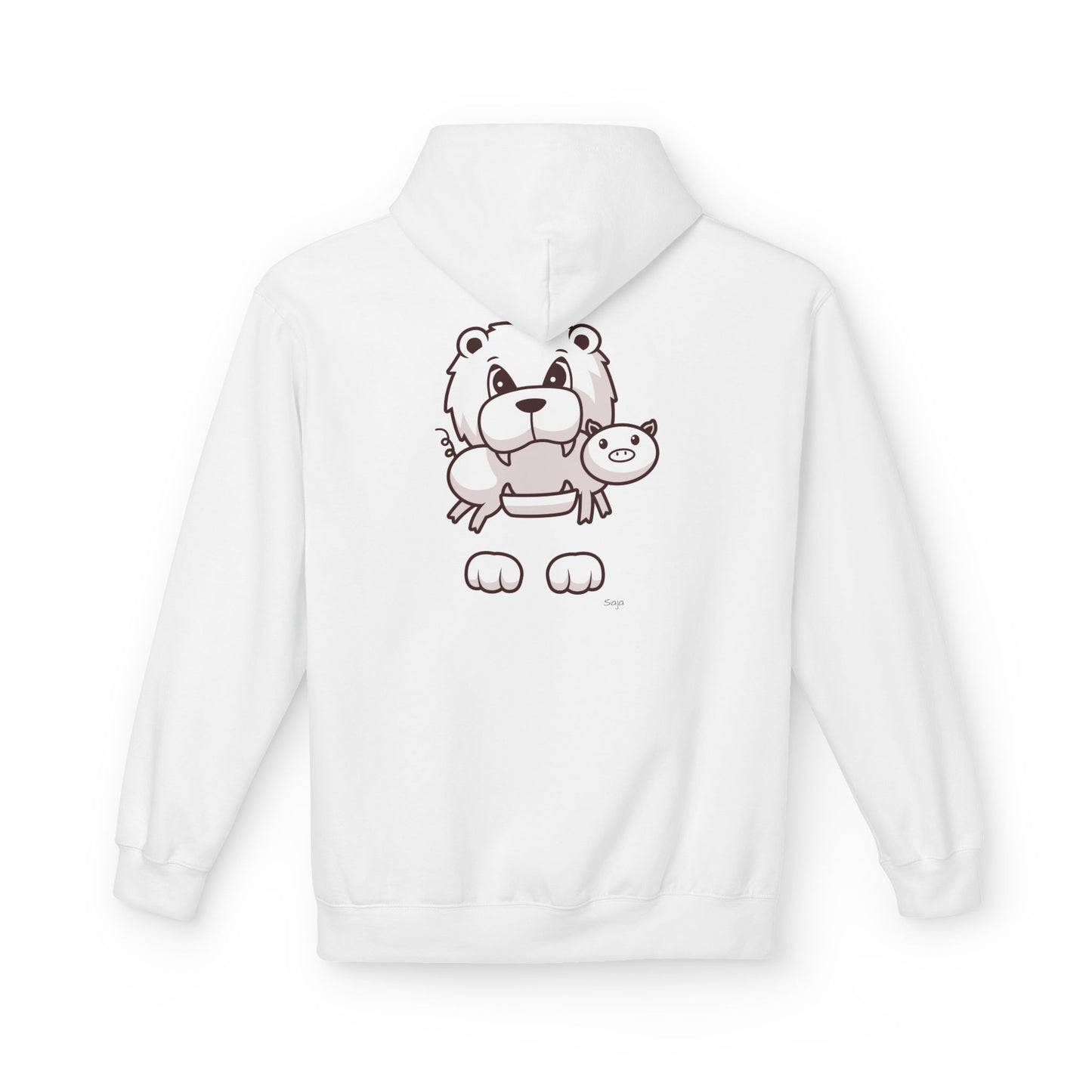 Saja & Joke Ball - B/W/S - Unisex Midweight Softstyle Fleece Hoodie