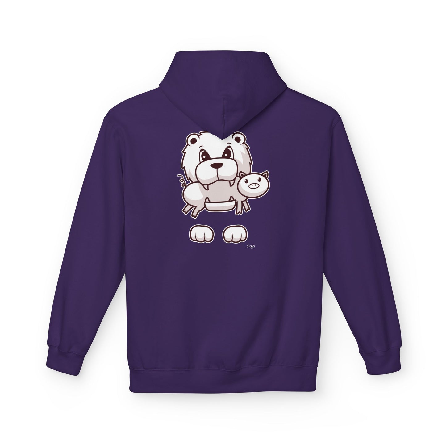 Saja & Joke Ball - B/W/S - Unisex Midweight Softstyle Fleece Hoodie