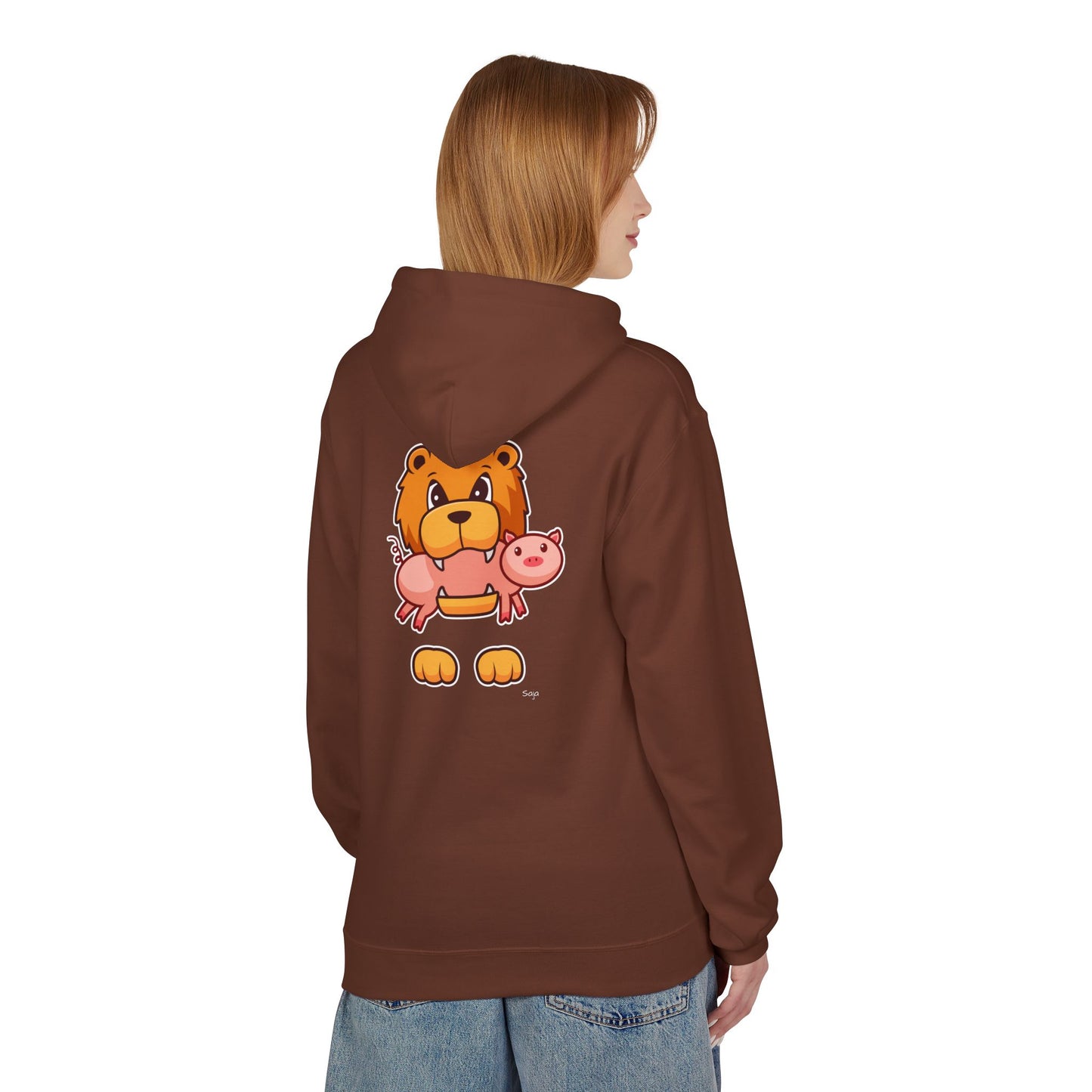 Saja & Joke Ball - Signature Color - Unisex Midweight Softstyle Fleece Hoodie