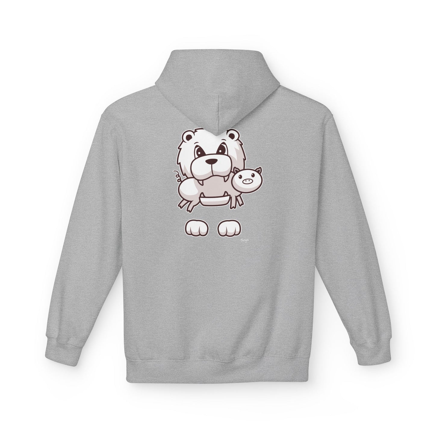 Saja & Joke Ball - B/W/S - Unisex Midweight Softstyle Fleece Hoodie