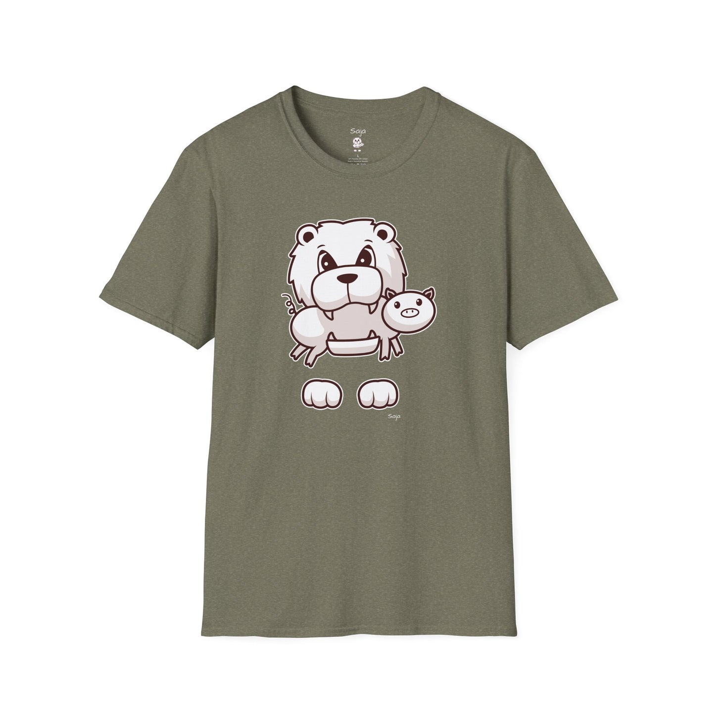 Saja & Joke Ball - B/W/S - Unisex Softstyle T-Shirt