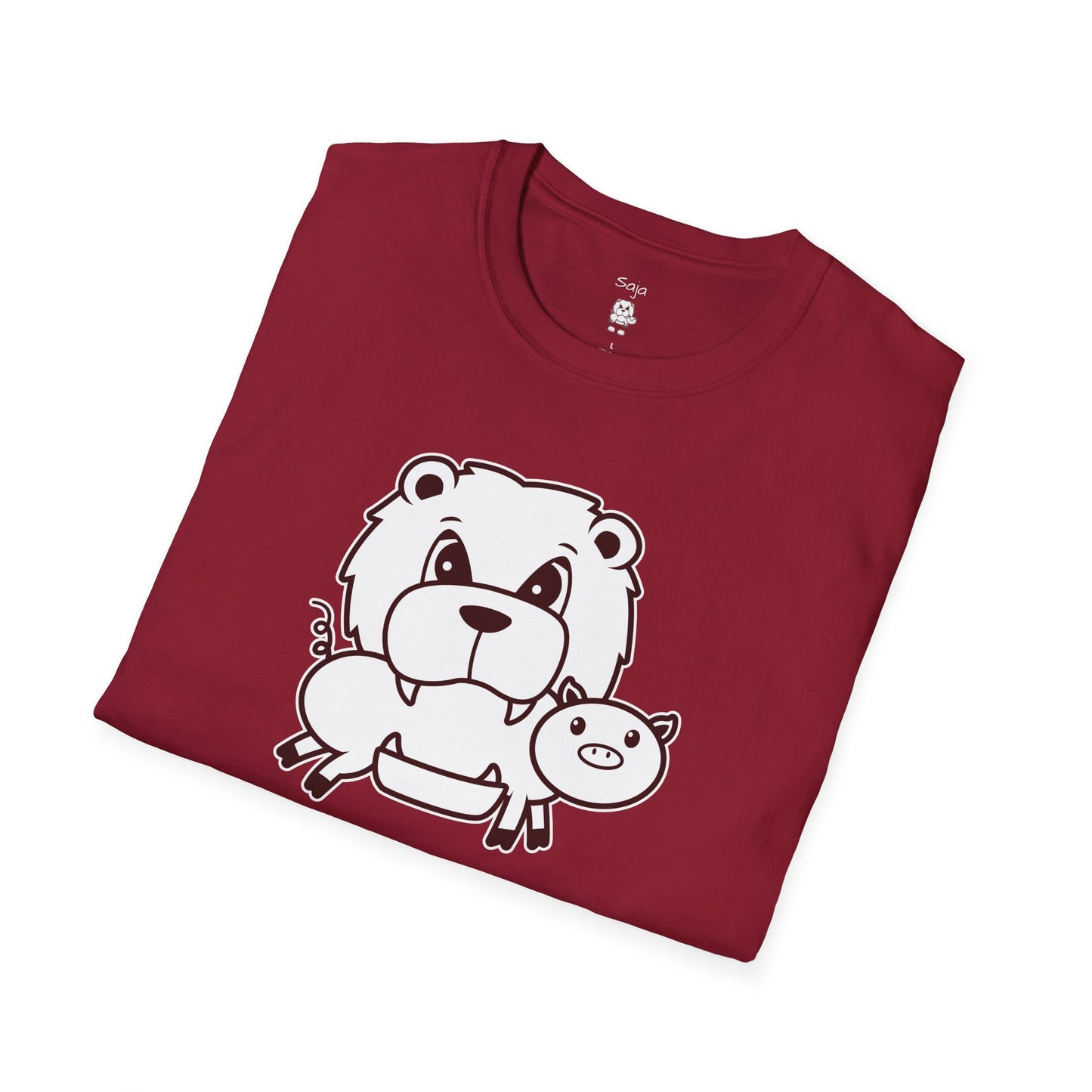 Saja & Joke Ball - B/W - Unisex Softstyle T-Shirt