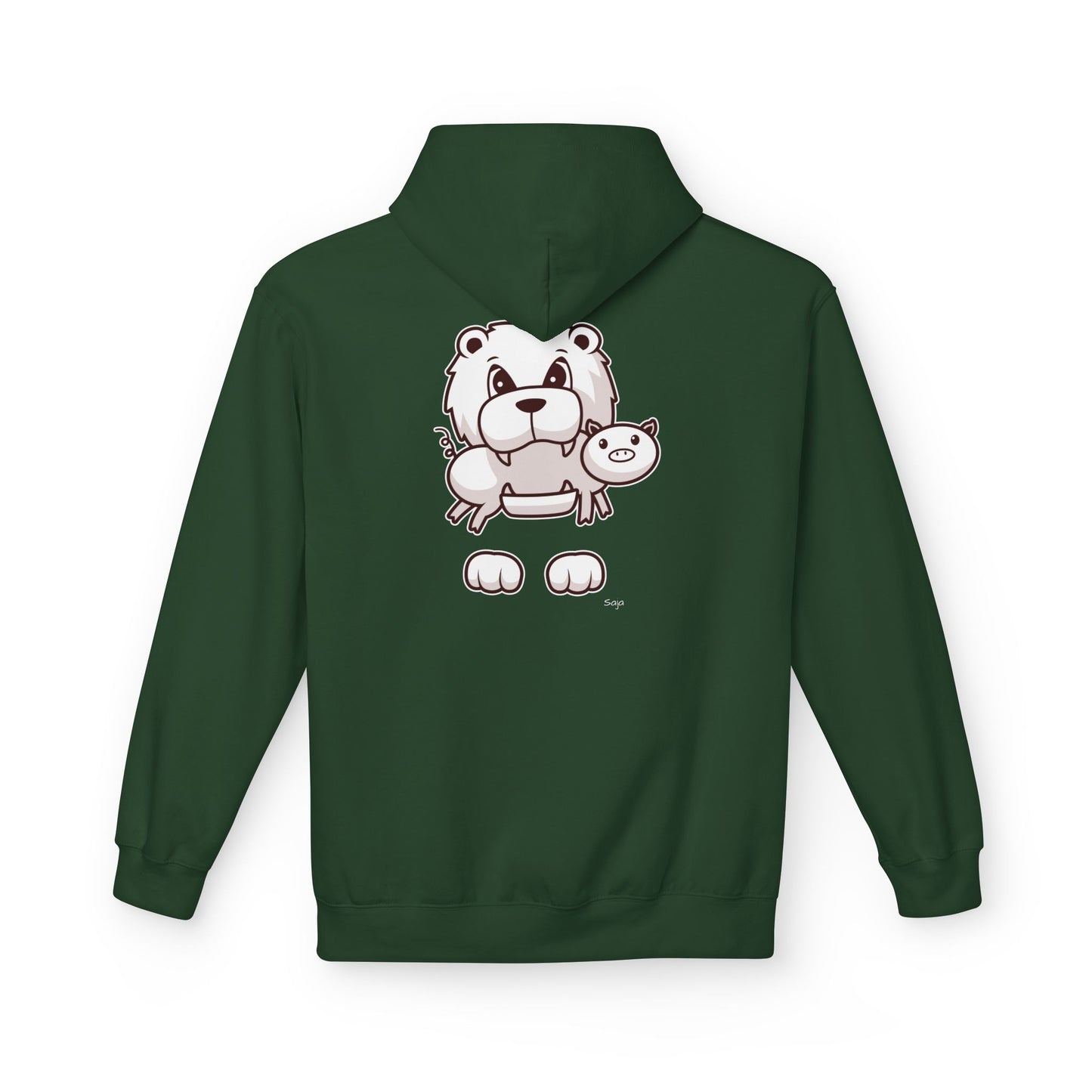 Saja & Joke Ball - B/W/S - Unisex Midweight Softstyle Fleece Hoodie