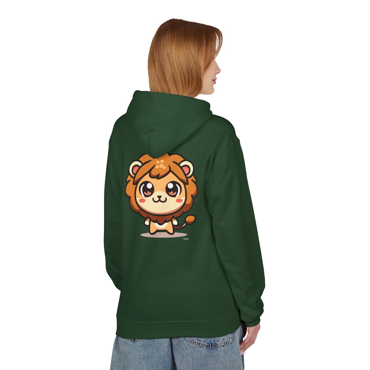 Saja - Chibi Form - Unisex Midweight Softstyle Fleece Hoodie