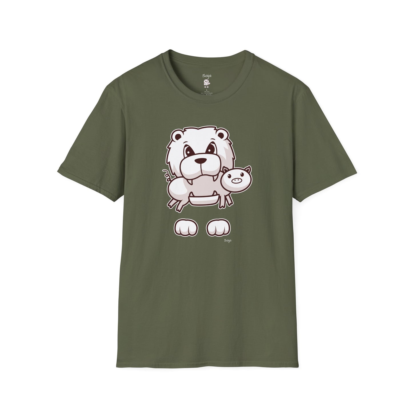 Saja & Joke Ball - B/W/S - Unisex Softstyle T-Shirt