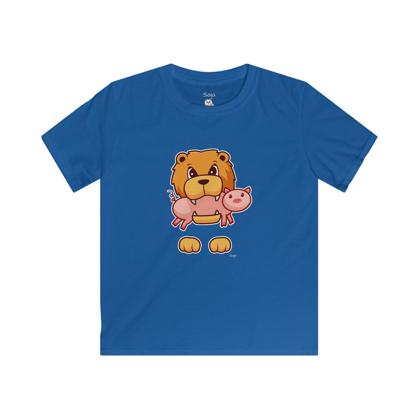 Saja & Joke Ball - Signature Color - Kids Softstyle Tee