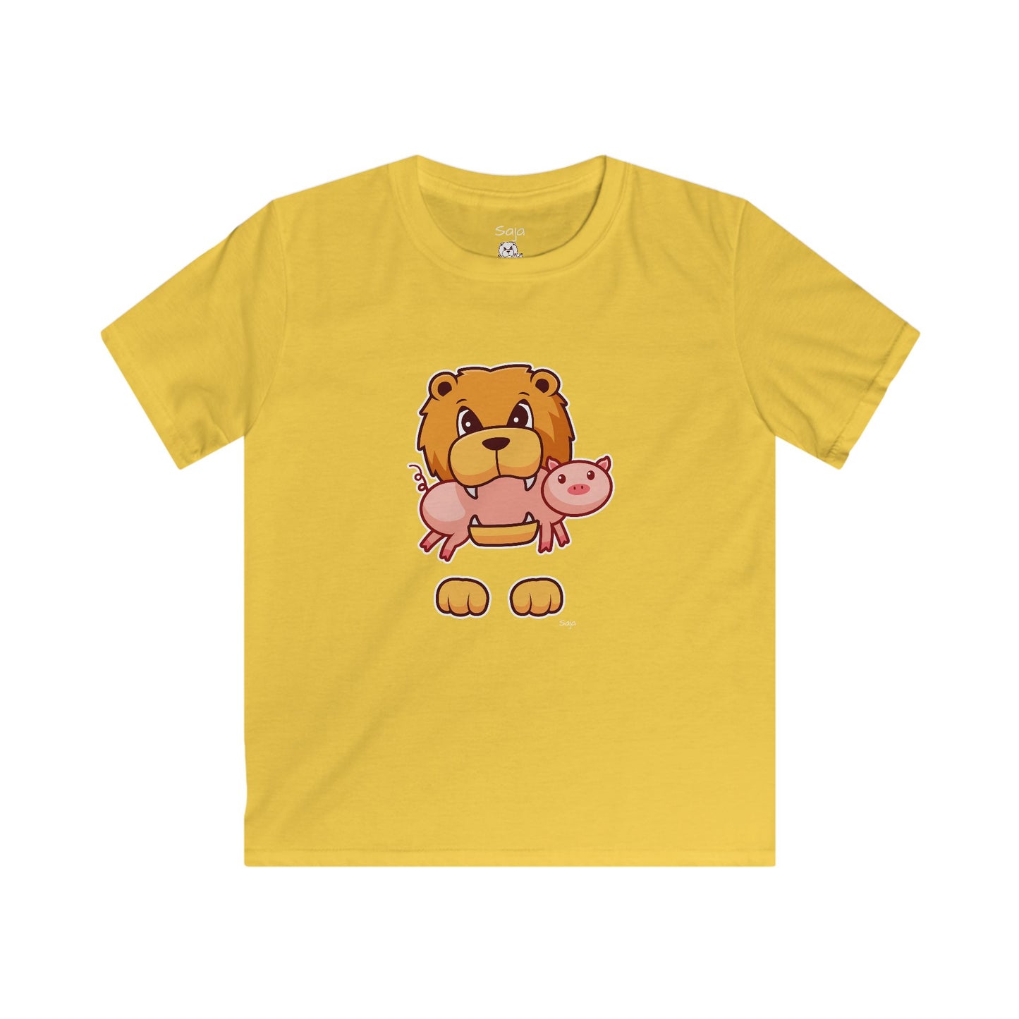 Saja & Joke Ball - Signature Color - Kids Softstyle Tee