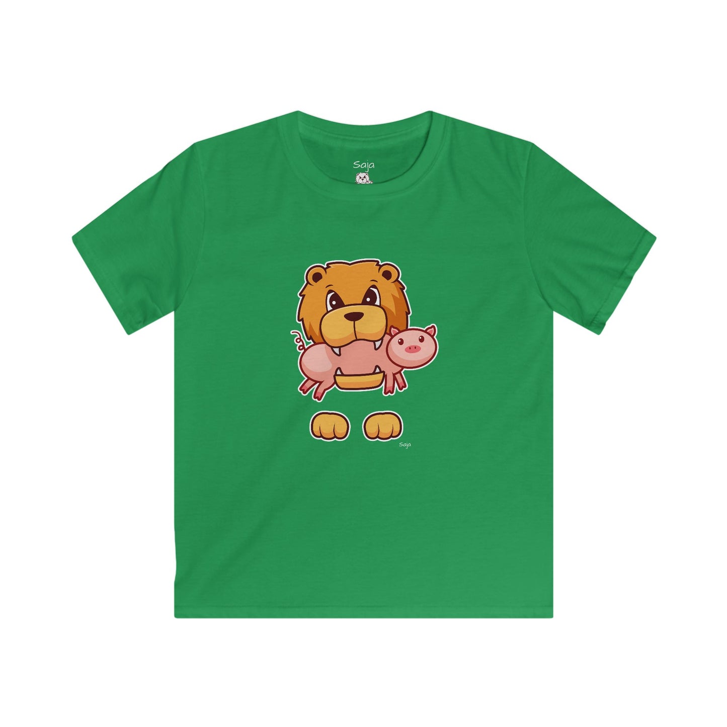 Saja & Joke Ball - Signature Color - Kids Softstyle Tee