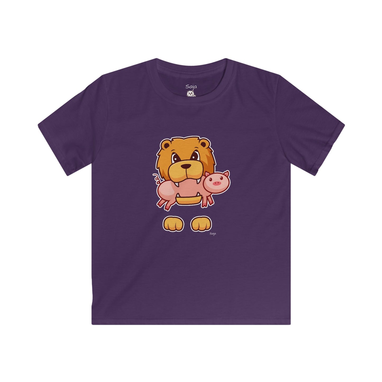 Saja & Joke Ball - Signature Color - Kids Softstyle Tee