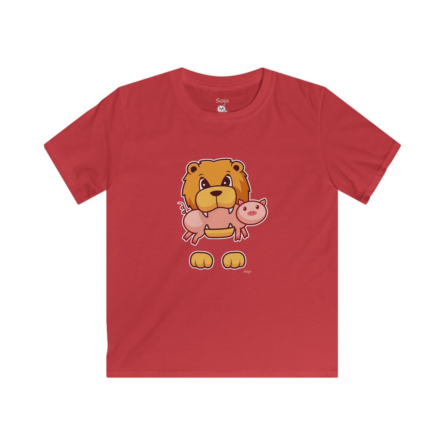 Saja & Joke Ball - Signature Color - Kids Softstyle Tee