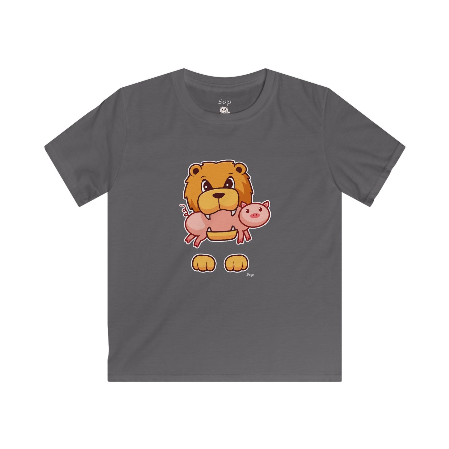 Saja & Joke Ball - Signature Color - Kids Softstyle Tee
