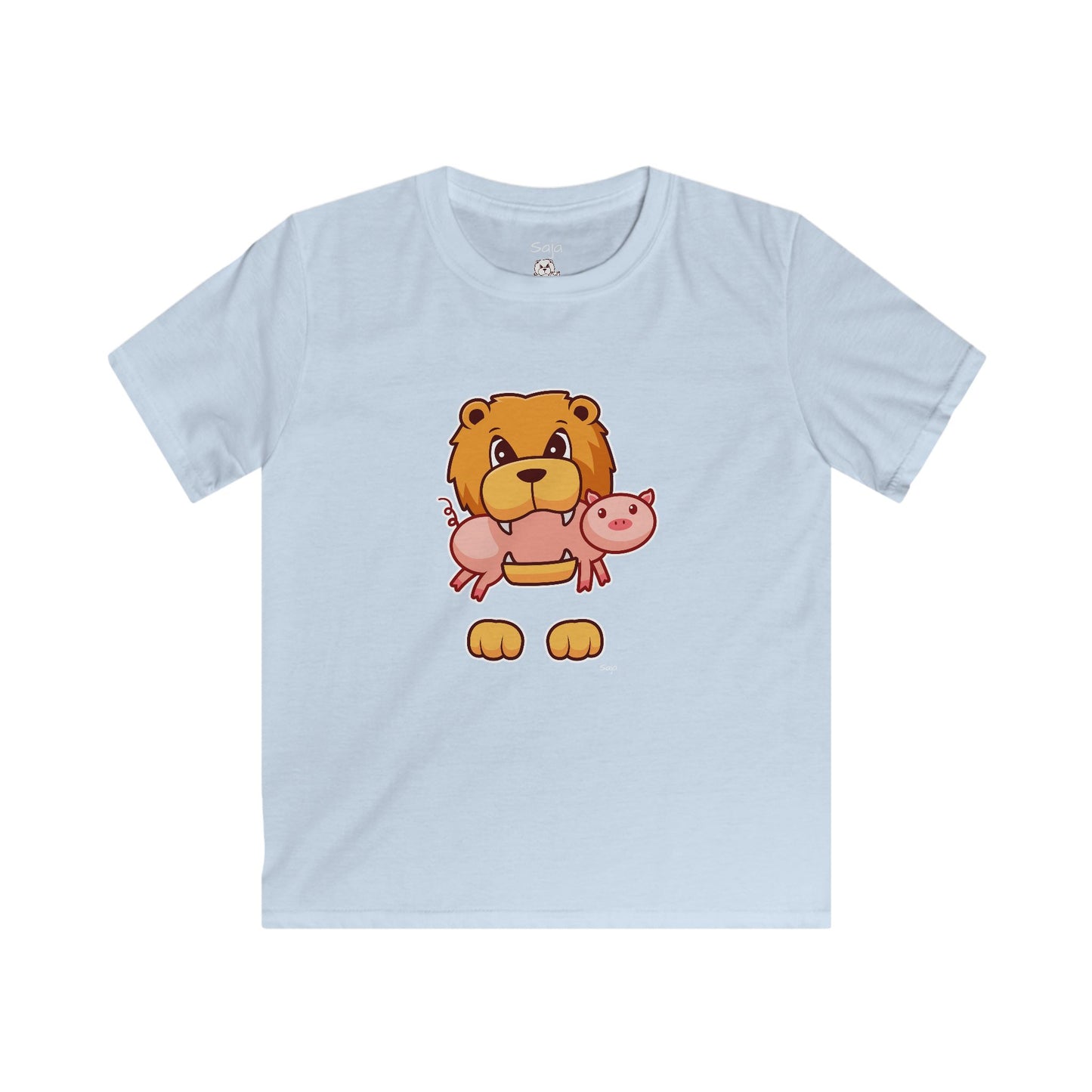 Saja & Joke Ball - Signature Color - Kids Softstyle Tee