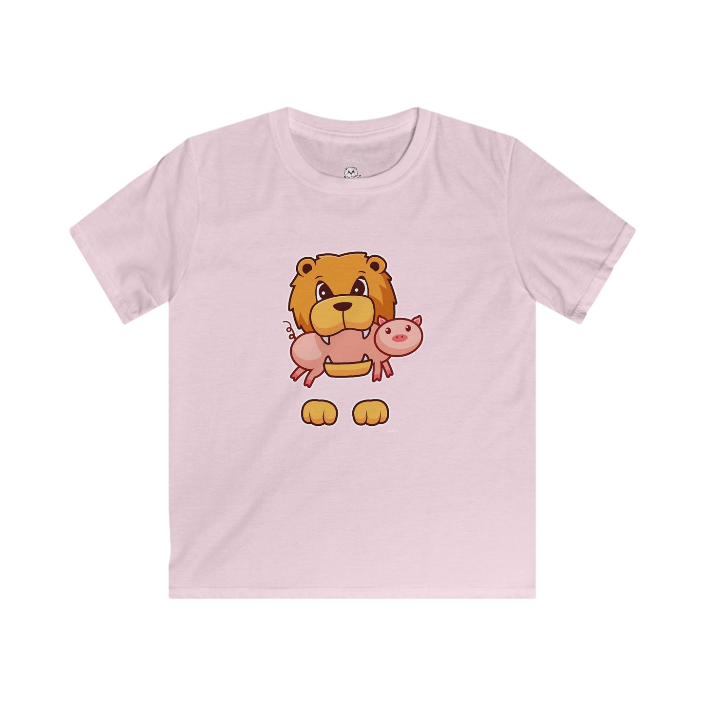 Saja & Joke Ball - Signature Color - Kids Softstyle Tee