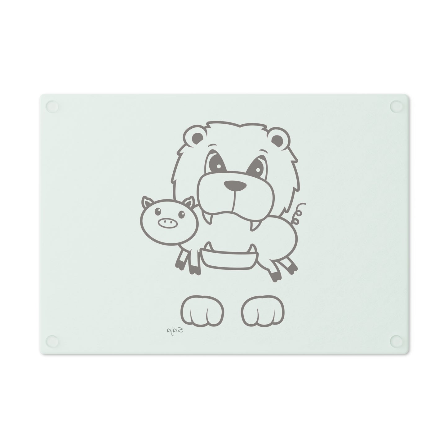 Saja & Joke Ball - B/W - Cutting Board