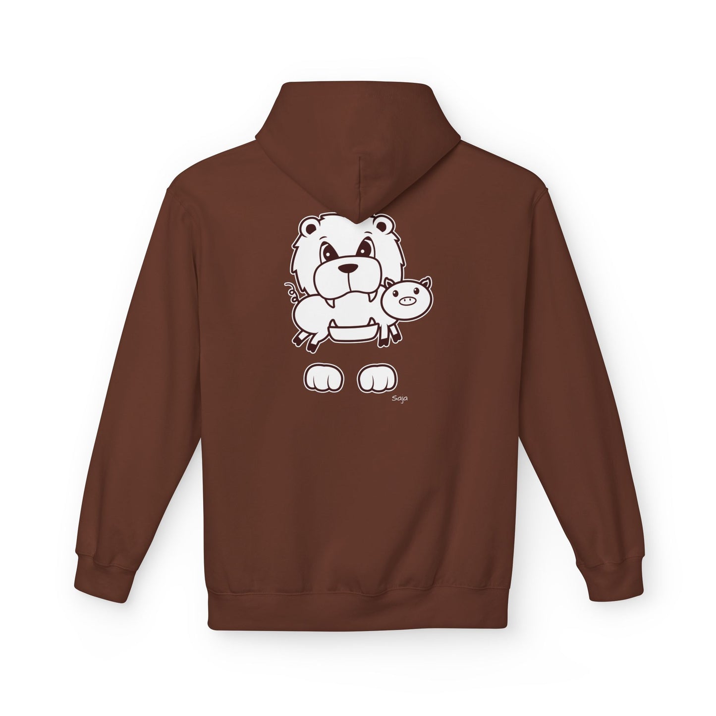 Saja & Joke Ball - B/W - Unisex Midweight Softstyle Fleece Hoodie
