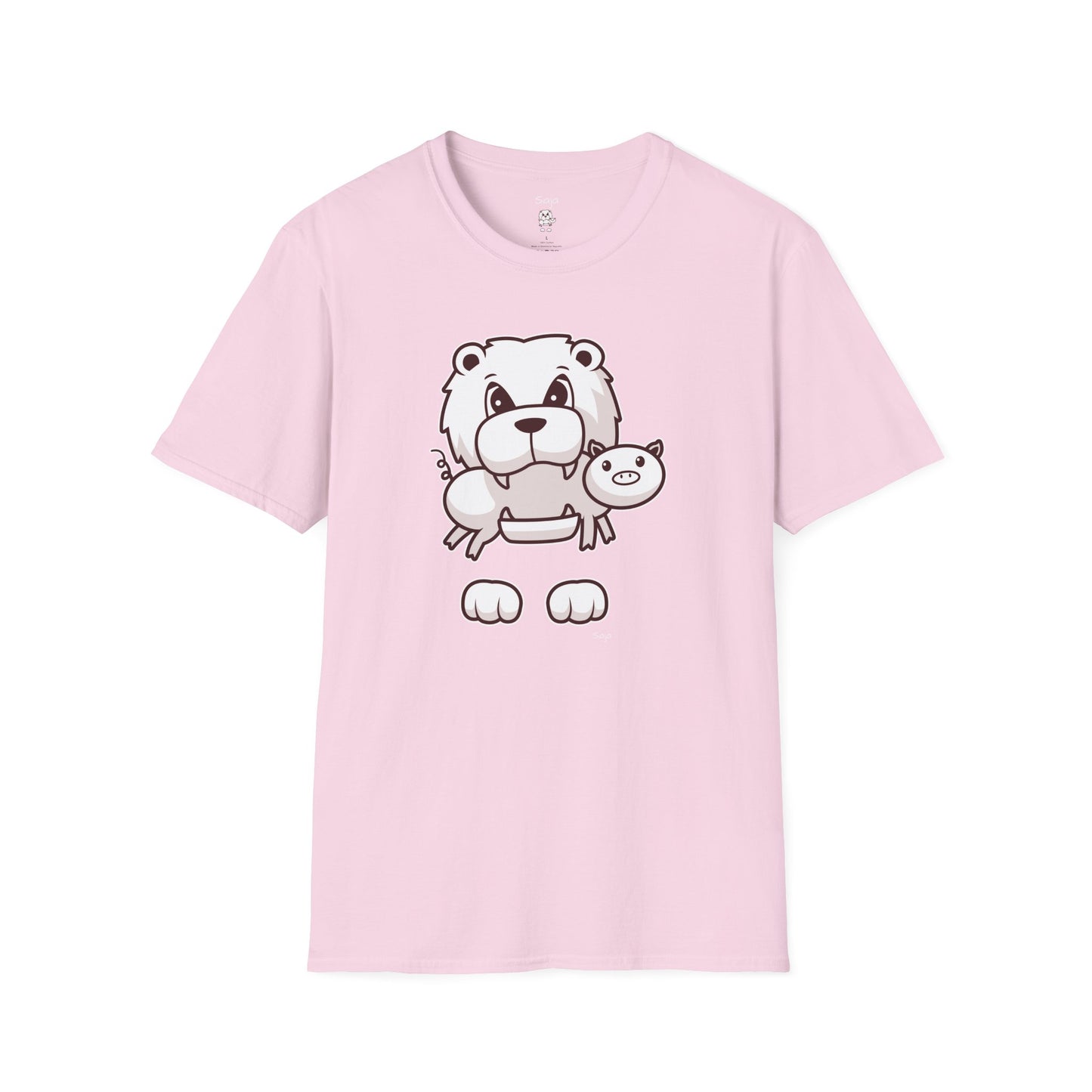 Saja & Joke Ball - B/W/S - Unisex Softstyle T-Shirt