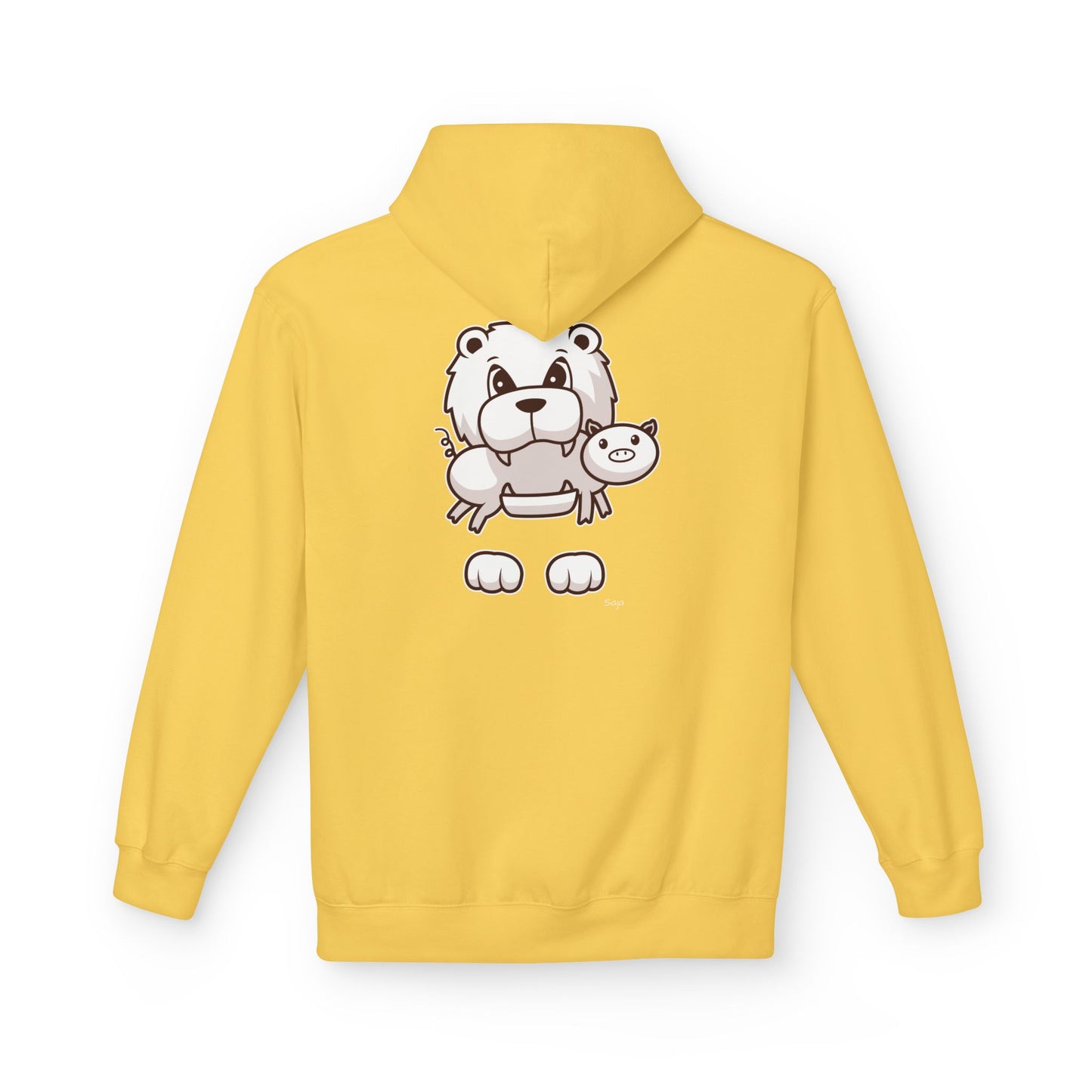 Saja & Joke Ball - B/W/S - Unisex Midweight Softstyle Fleece Hoodie