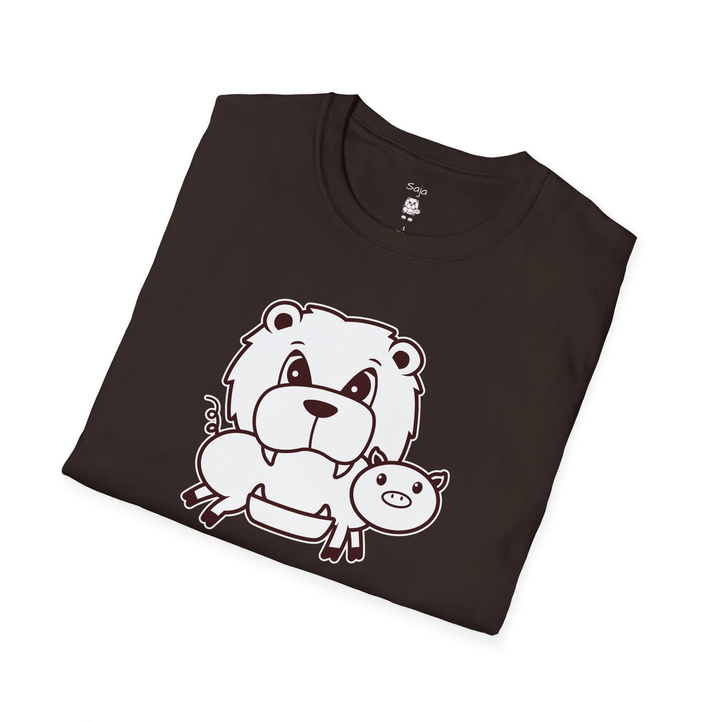 Saja & Joke Ball - B/W - Unisex Softstyle T-Shirt