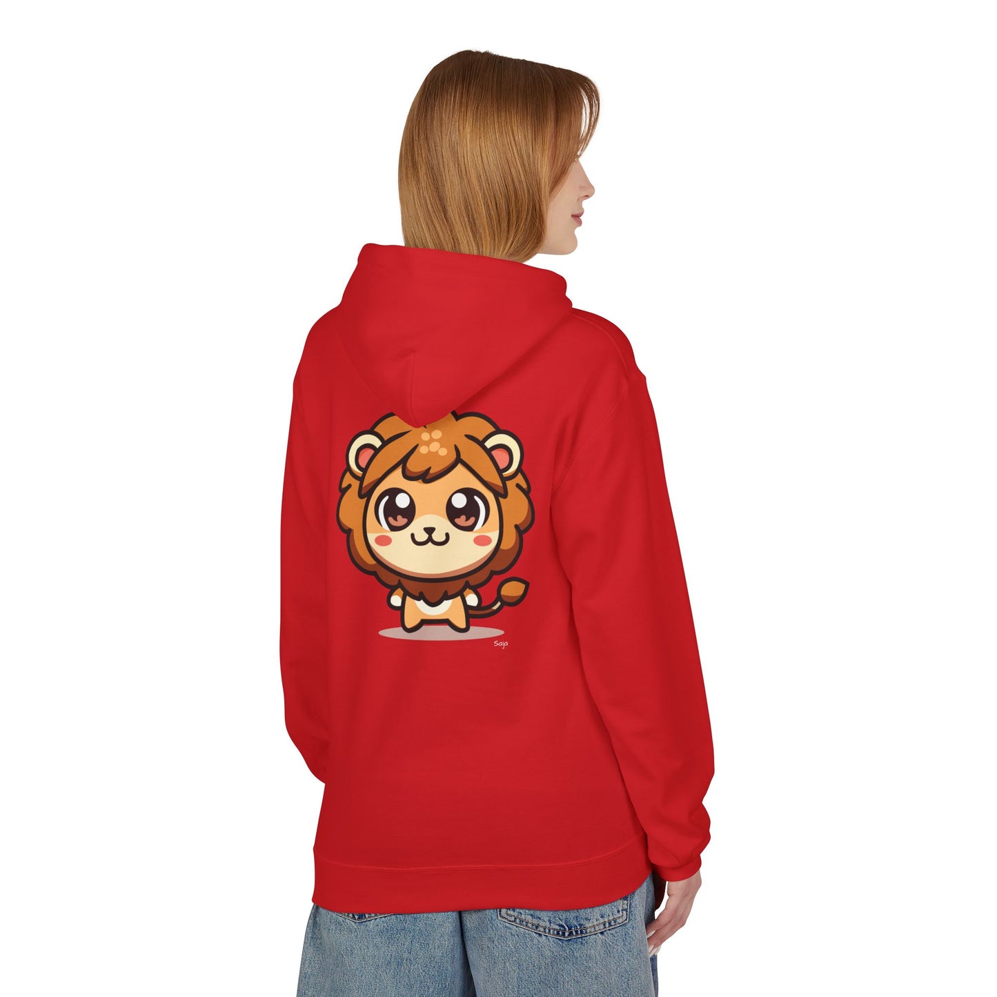 Saja - Chibi Form - Unisex Midweight Softstyle Fleece Hoodie