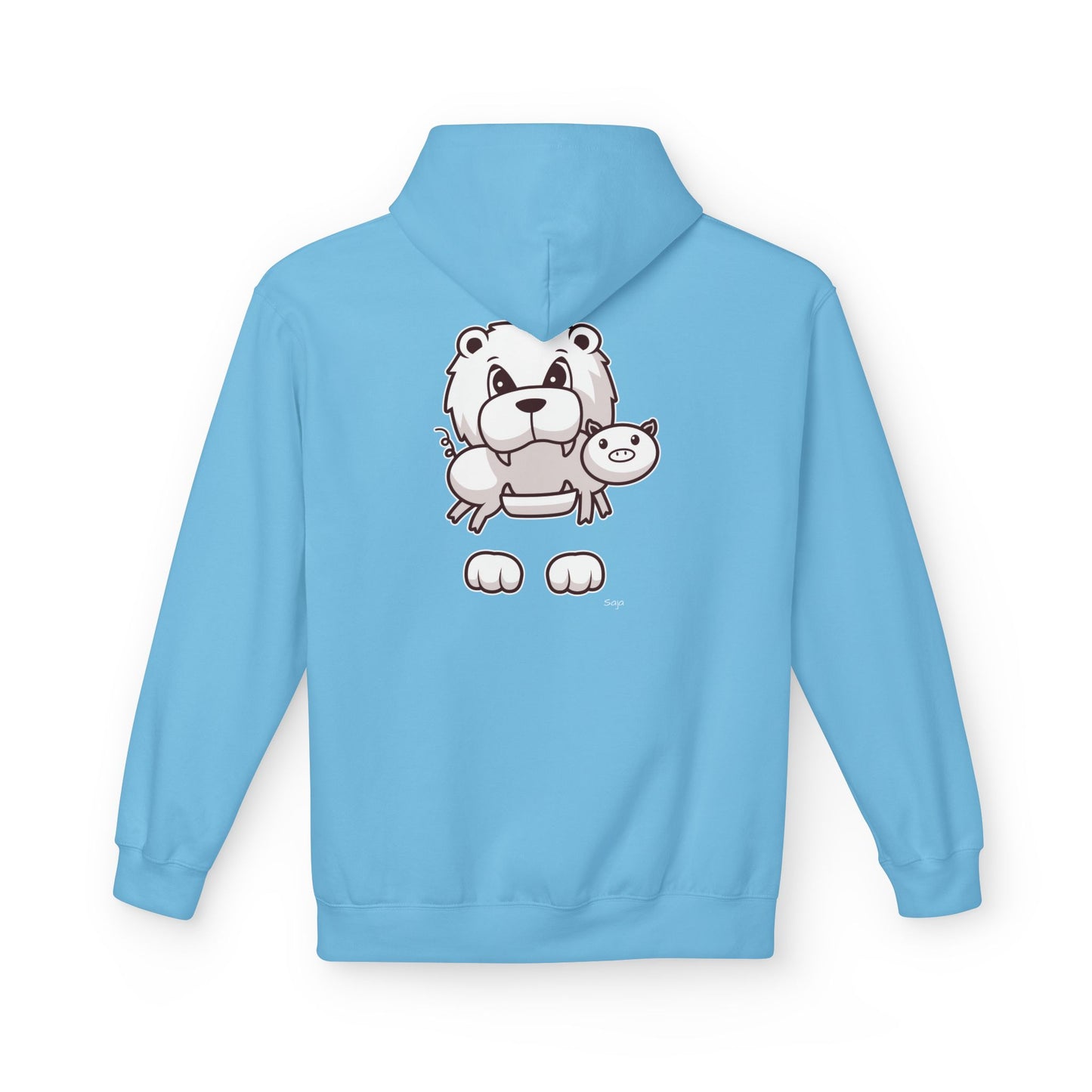 Saja & Joke Ball - B/W/S - Unisex Midweight Softstyle Fleece Hoodie