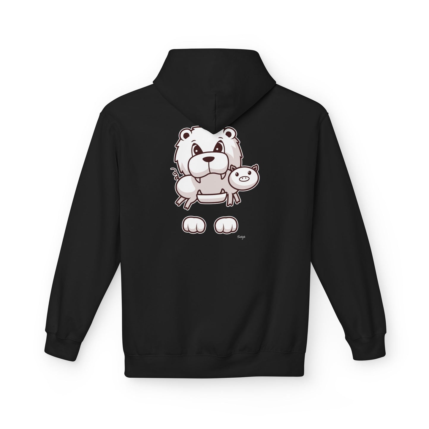 Saja & Joke Ball - B/W/S - Unisex Midweight Softstyle Fleece Hoodie
