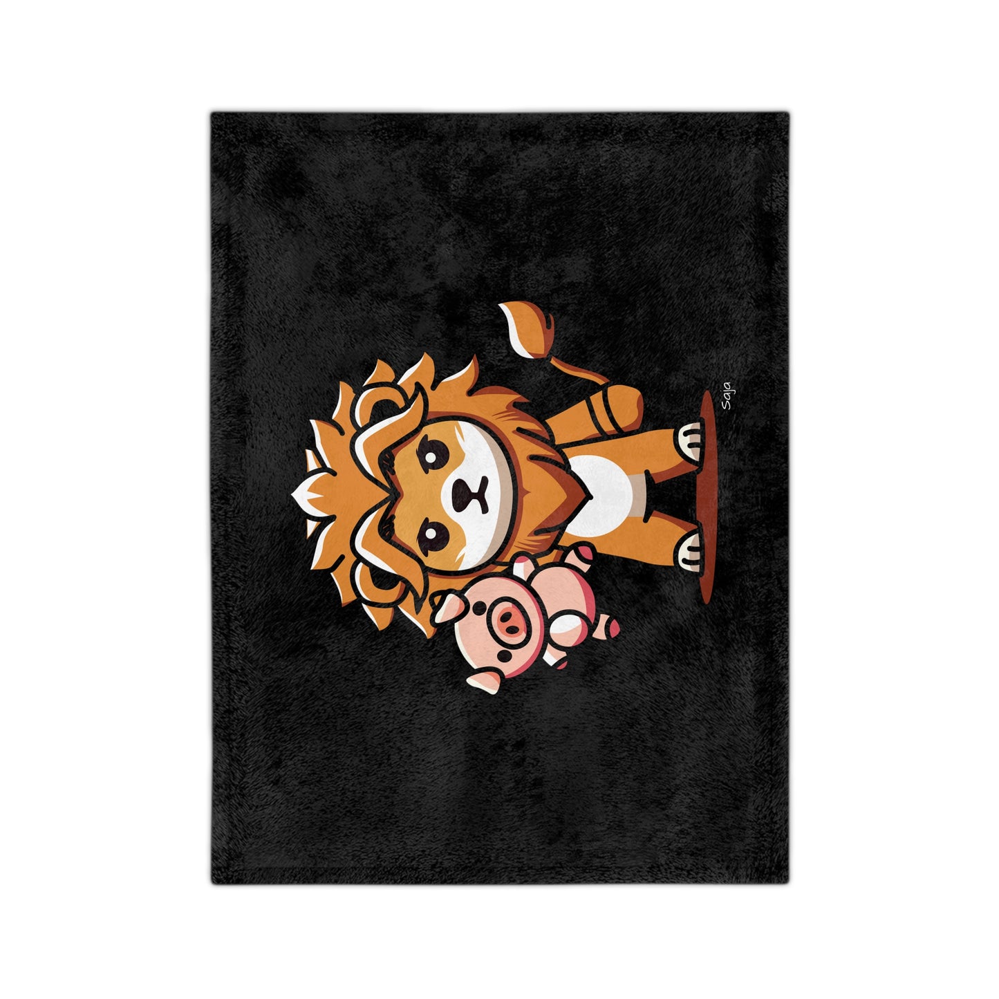 Saja & Joke Ball - Yeou Form - Velveteen Microfiber Blanket