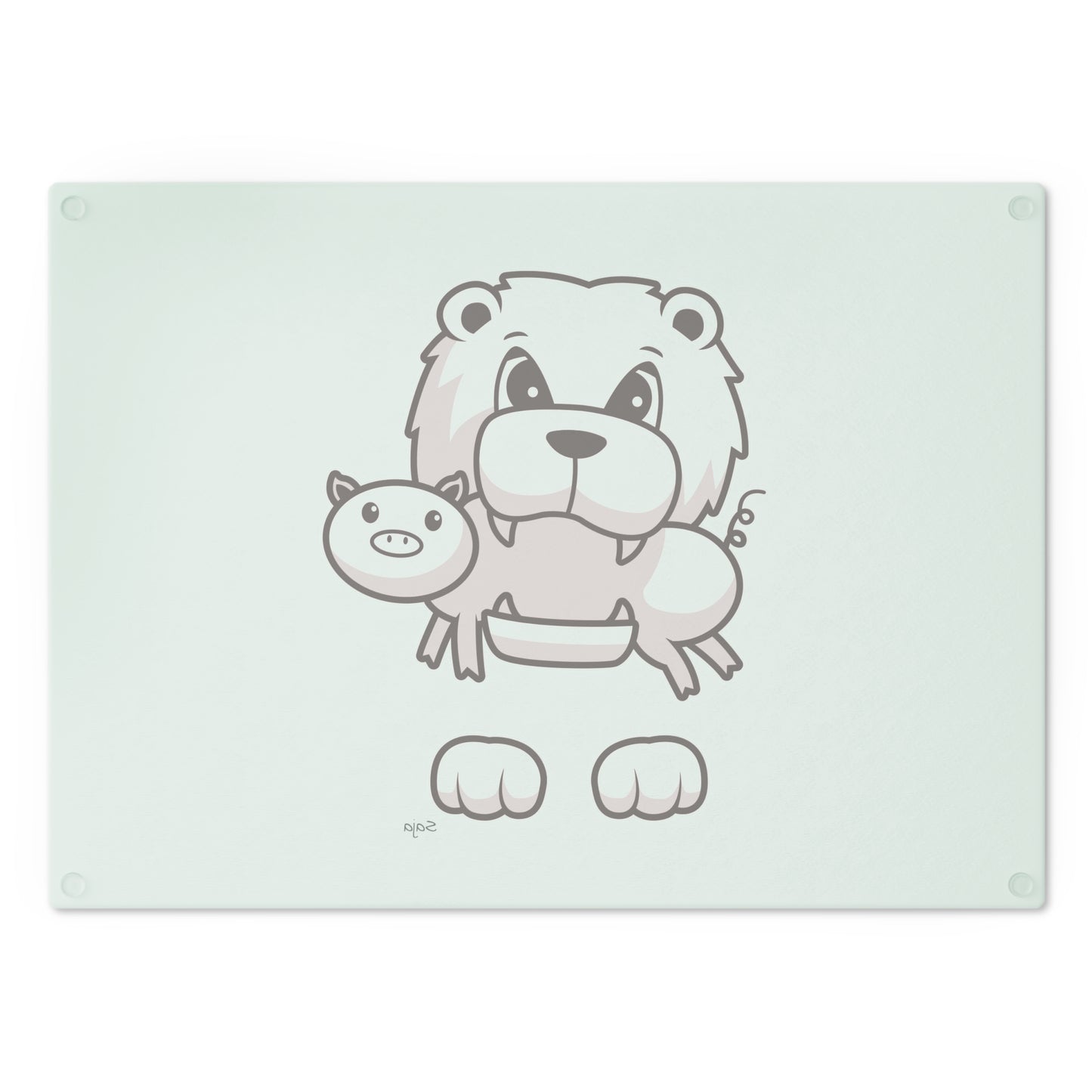Saja & Joke Ball - B/W/S - Cutting Board