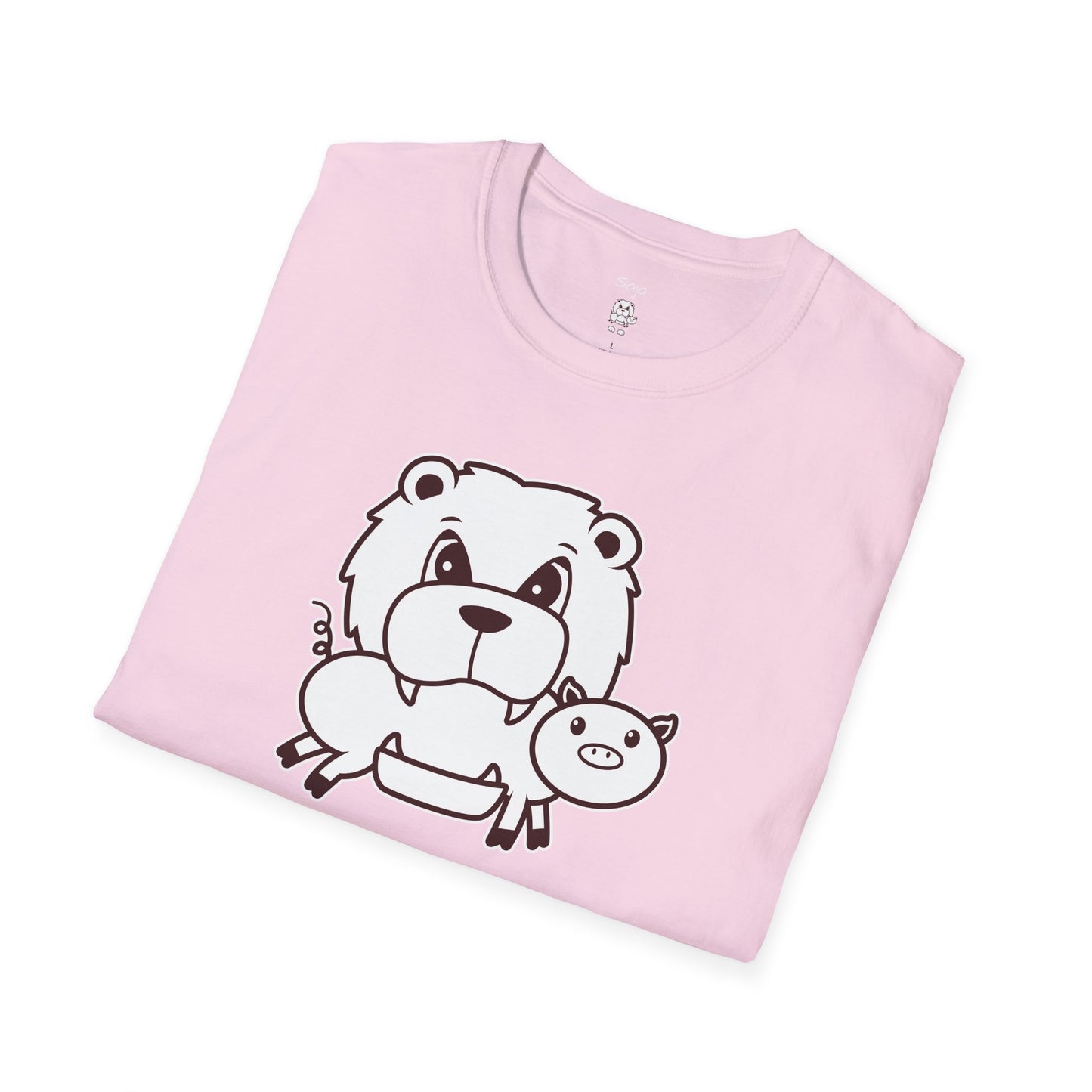 Saja & Joke Ball - B/W - Unisex Softstyle T-Shirt