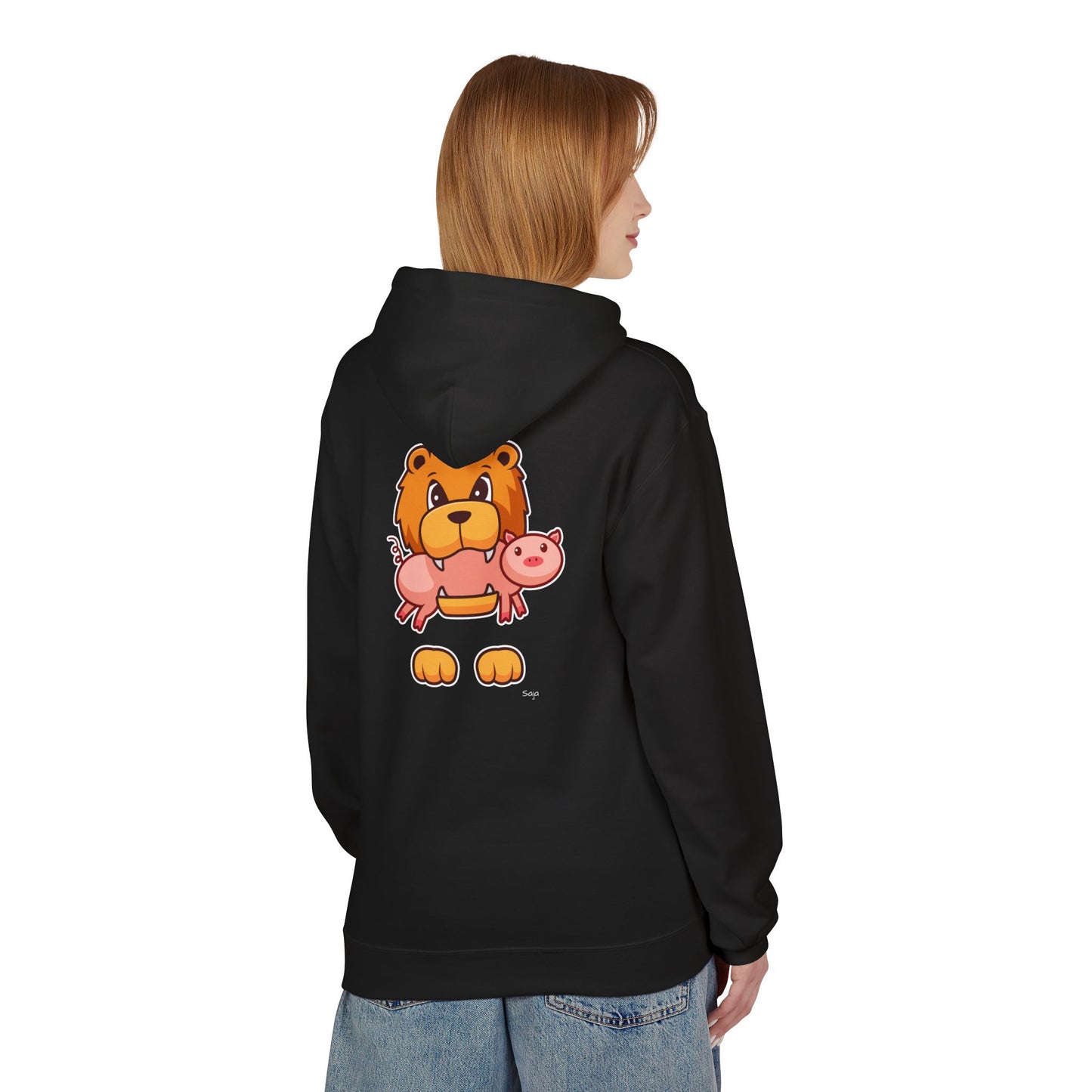 Saja & Joke Ball - Signature Color - Unisex Midweight Softstyle Fleece Hoodie