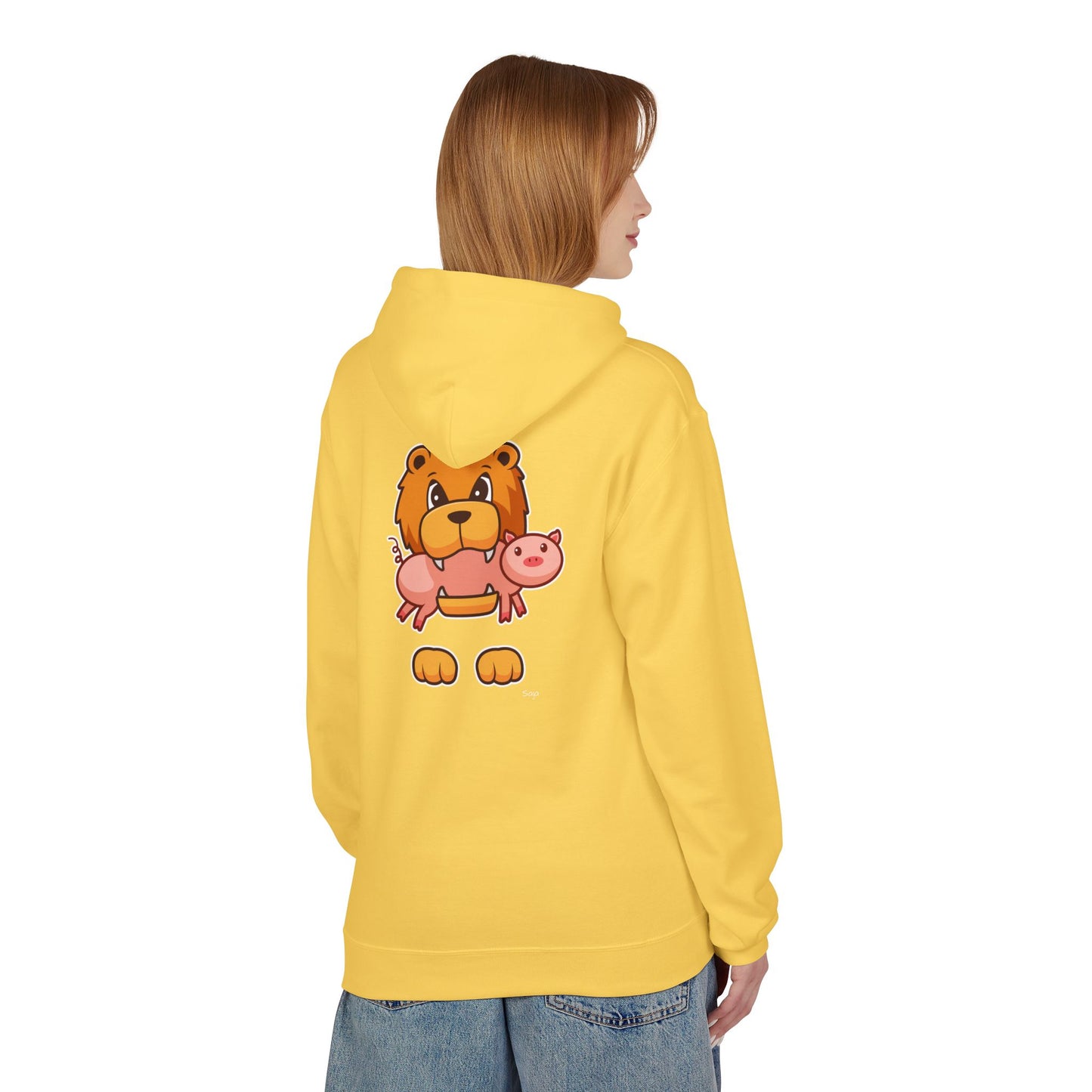 Saja & Joke Ball - Signature Color - Unisex Midweight Softstyle Fleece Hoodie