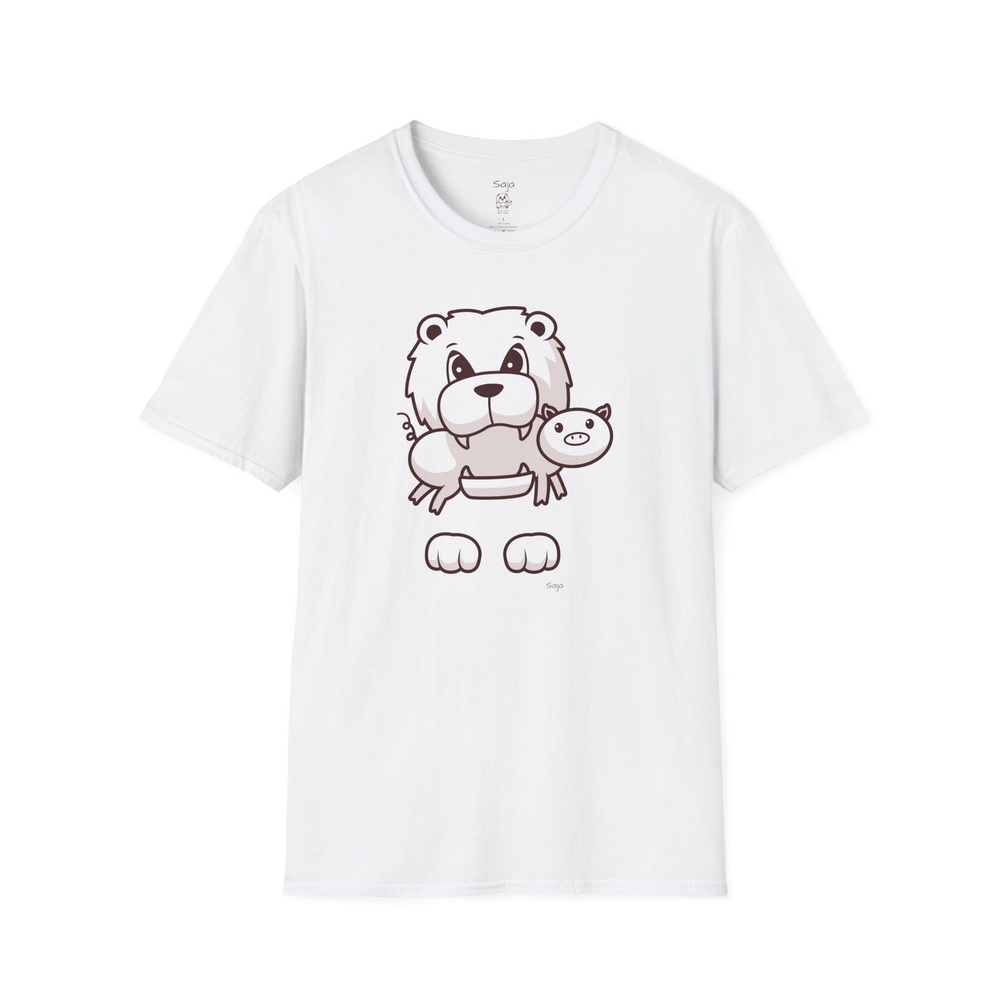 Saja & Joke Ball - B/W/S - Unisex Softstyle T-Shirt