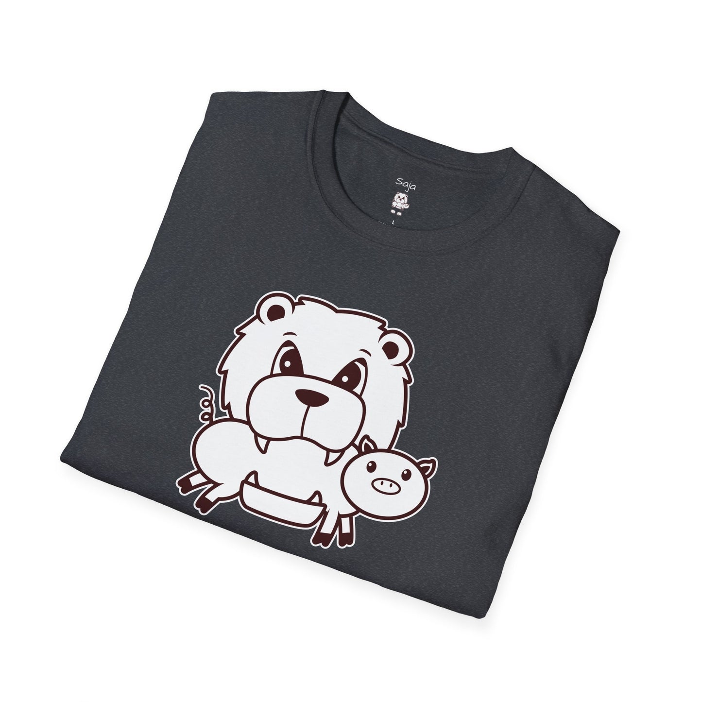 Saja & Joke Ball - B/W - Unisex Softstyle T-Shirt