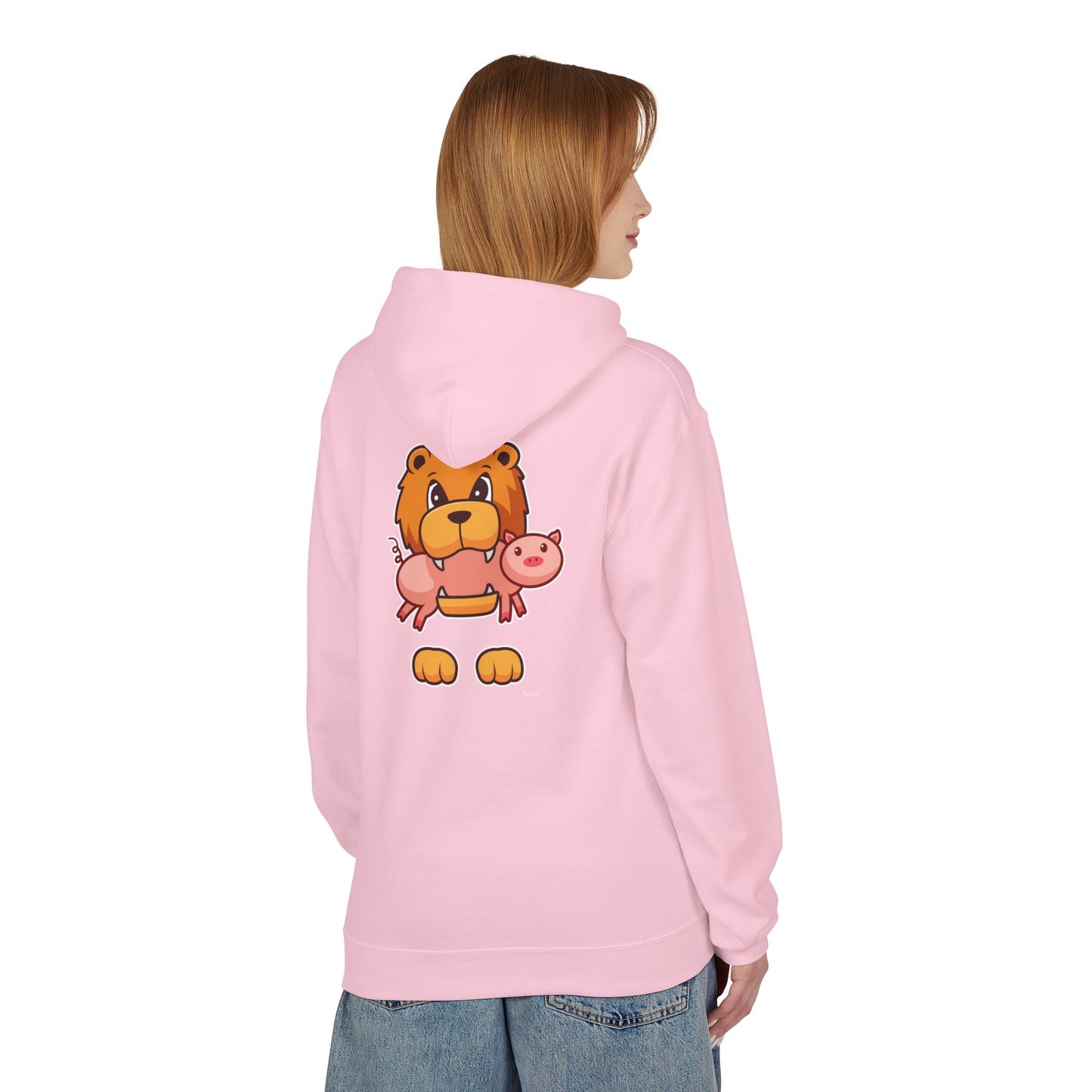 Saja & Joke Ball - Signature Color - Unisex Midweight Softstyle Fleece Hoodie