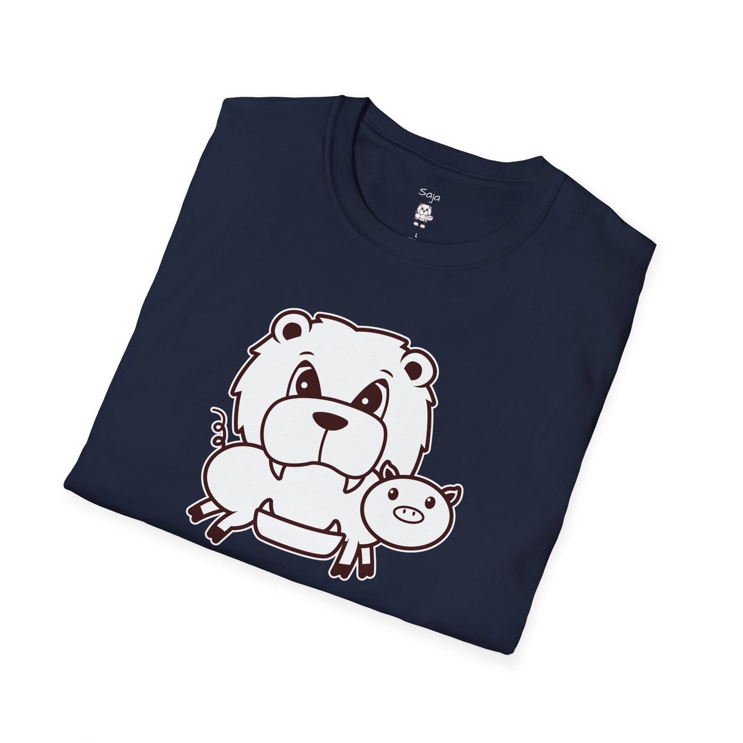 Saja & Joke Ball - B/W - Unisex Softstyle T-Shirt