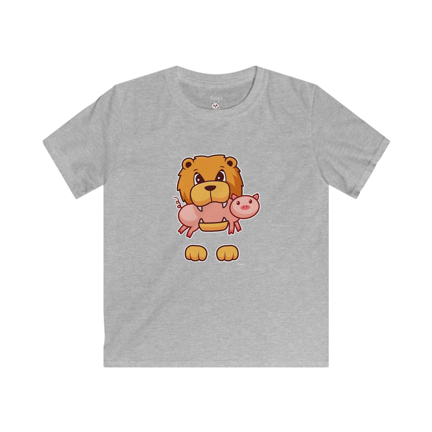Saja & Joke Ball - Signature Color - Kids Softstyle Tee