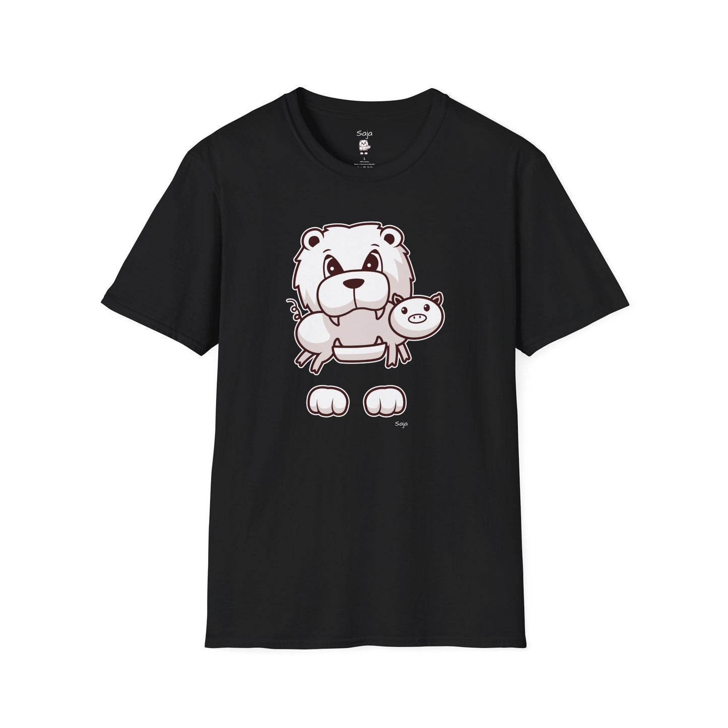 Saja & Joke Ball - B/W/S - Unisex Softstyle T-Shirt