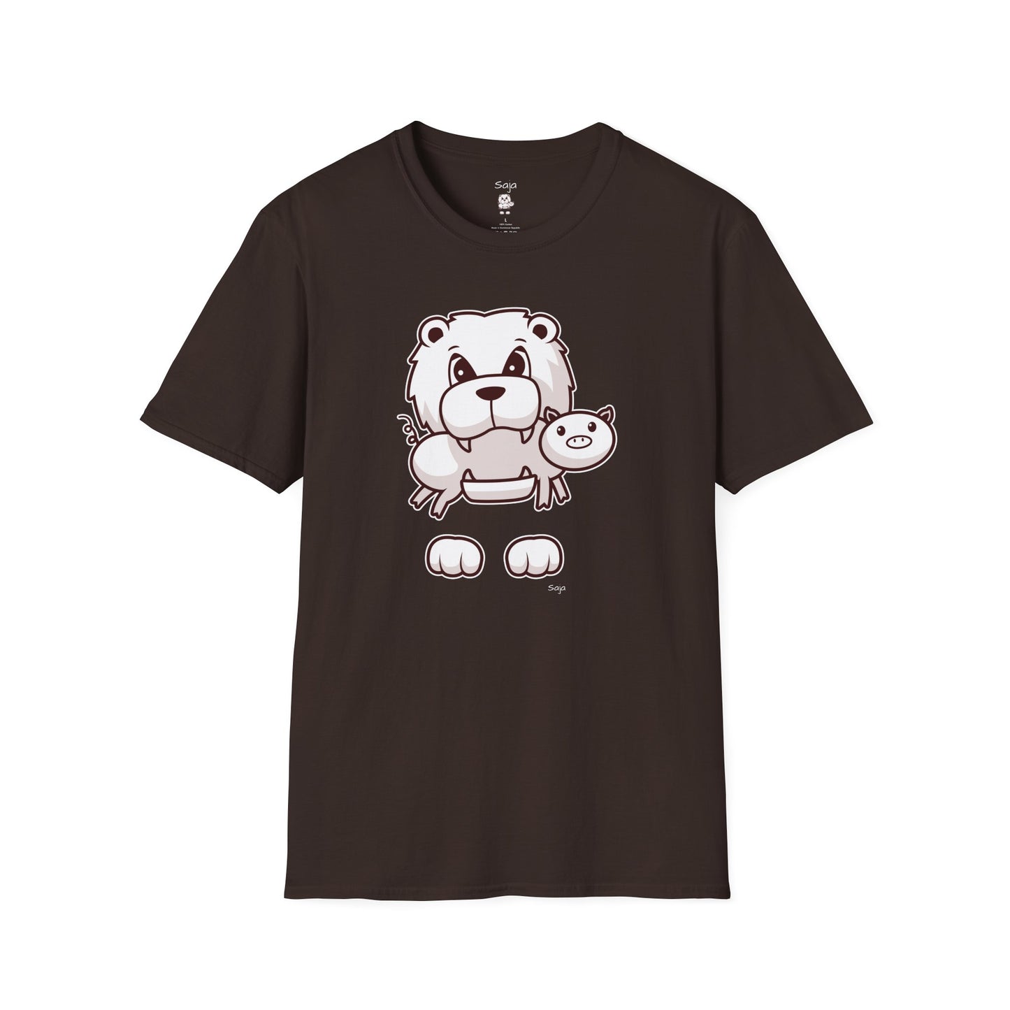 Saja & Joke Ball - B/W/S - Unisex Softstyle T-Shirt