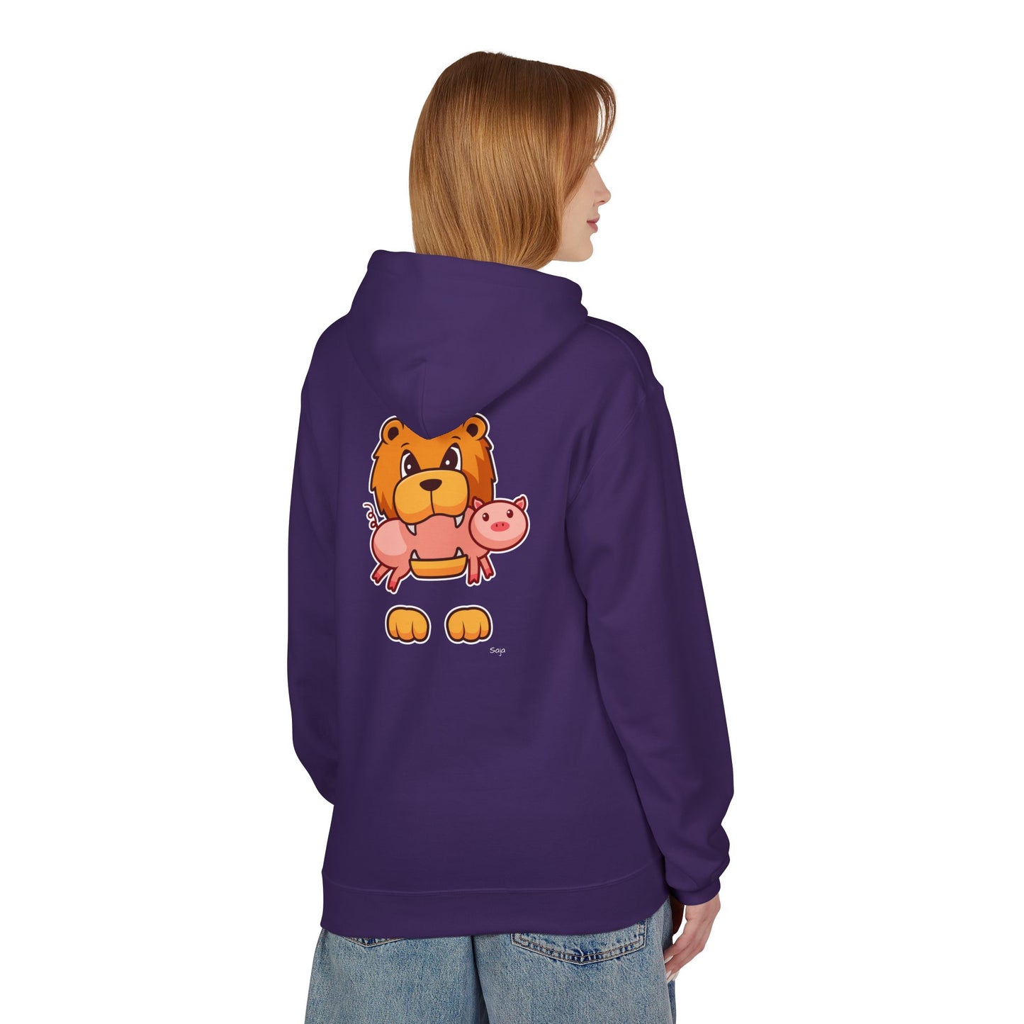 Saja & Joke Ball - Signature Color - Unisex Midweight Softstyle Fleece Hoodie