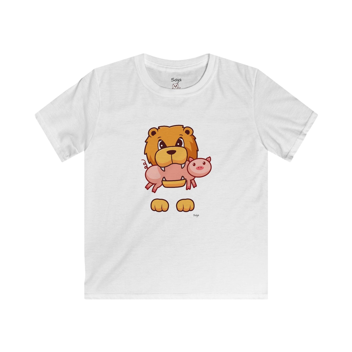 Saja & Joke Ball - Signature Color - Kids Softstyle Tee